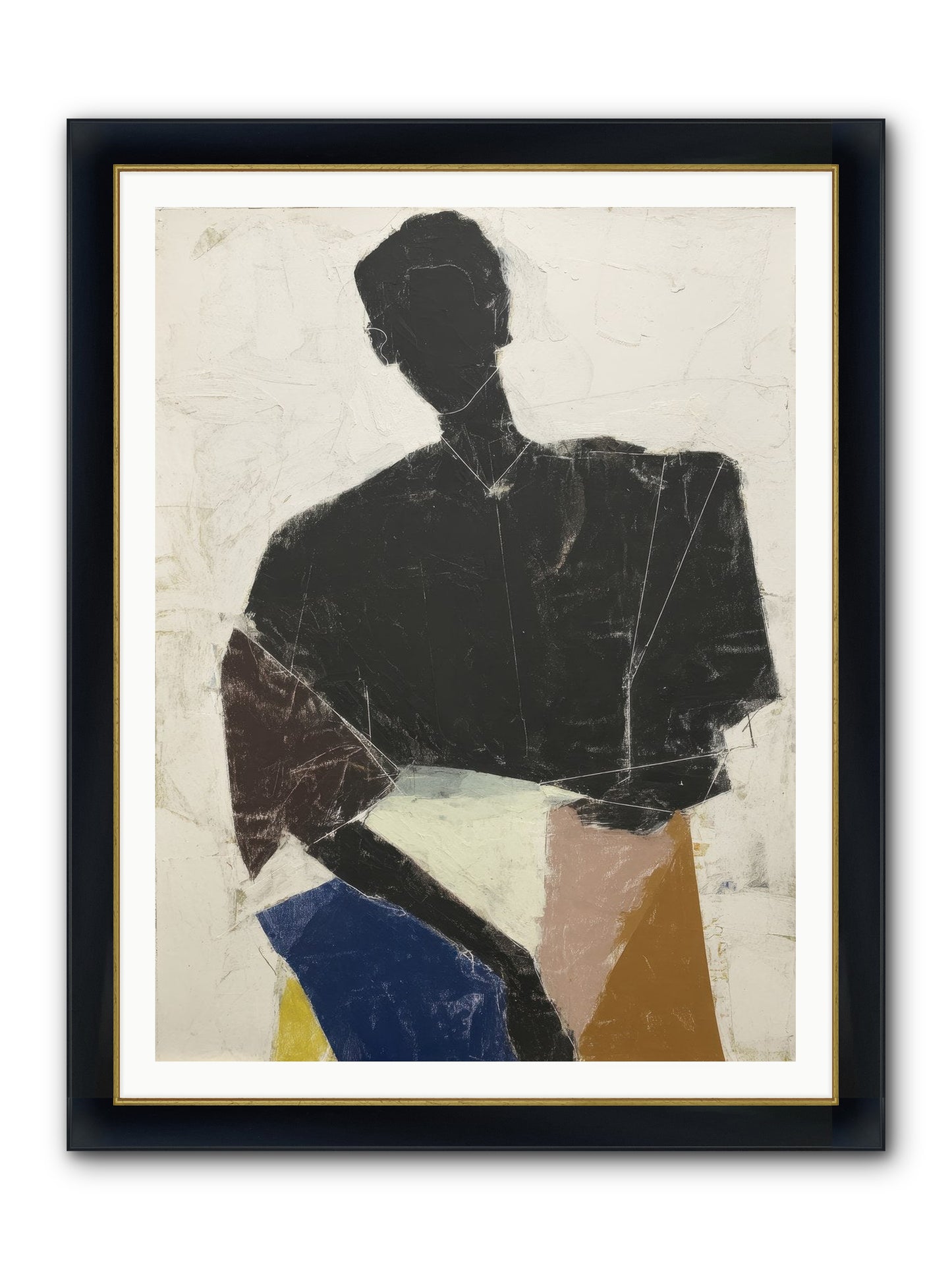 Sweet Solitude Framed Print - Wide Black w/Gold 36x48