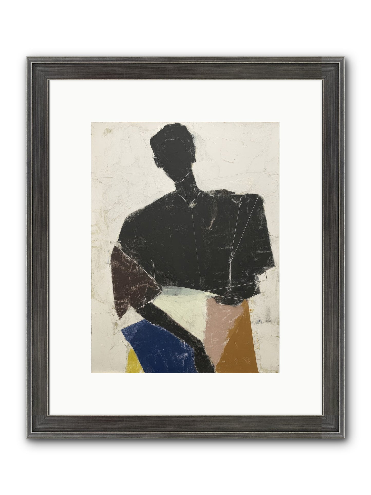 Sweet Solitude Framed Print - Slimwoods Black/Silver 9x12