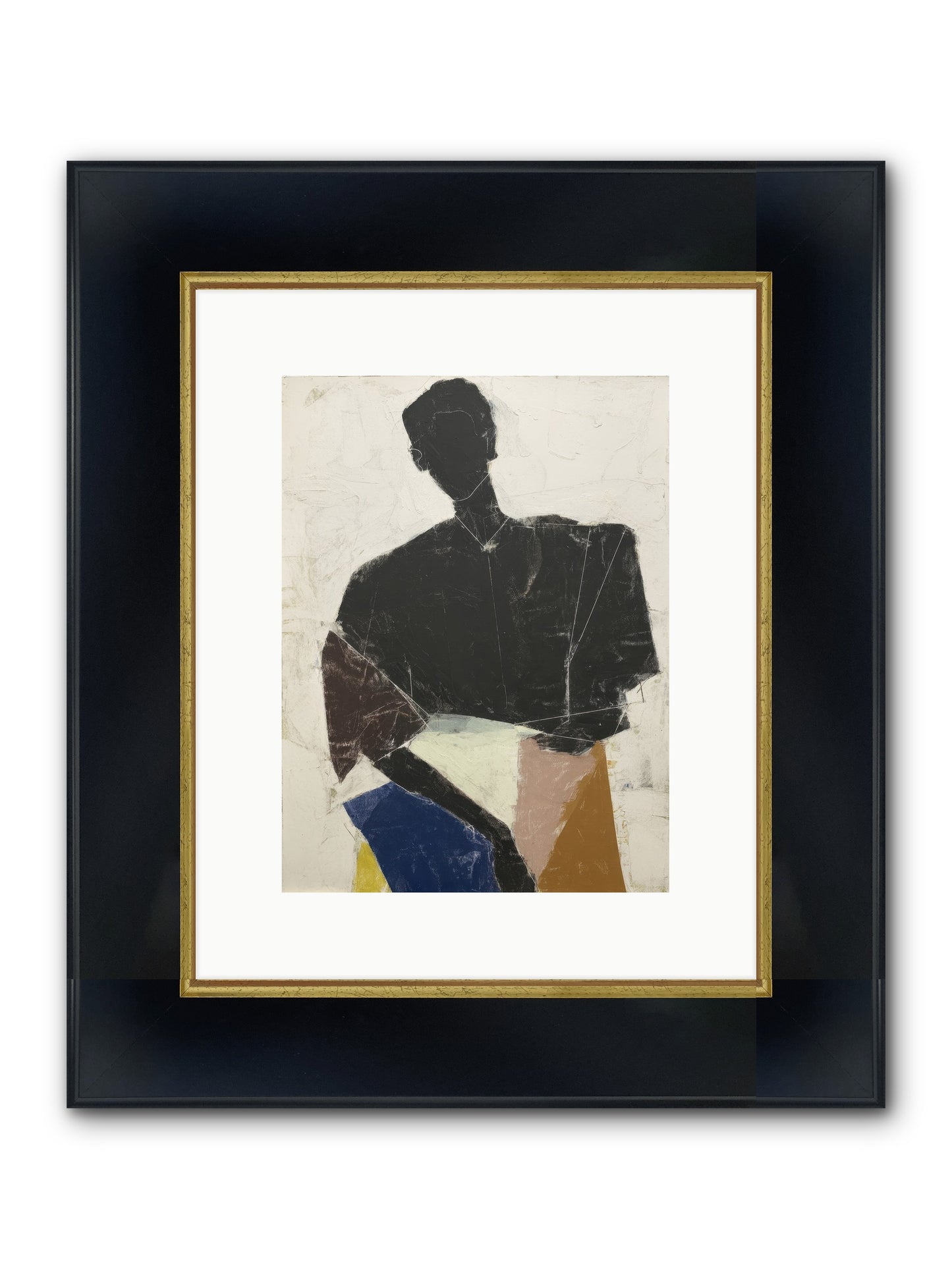 Sweet Solitude Framed Print - Wide Black w/Gold 9x12