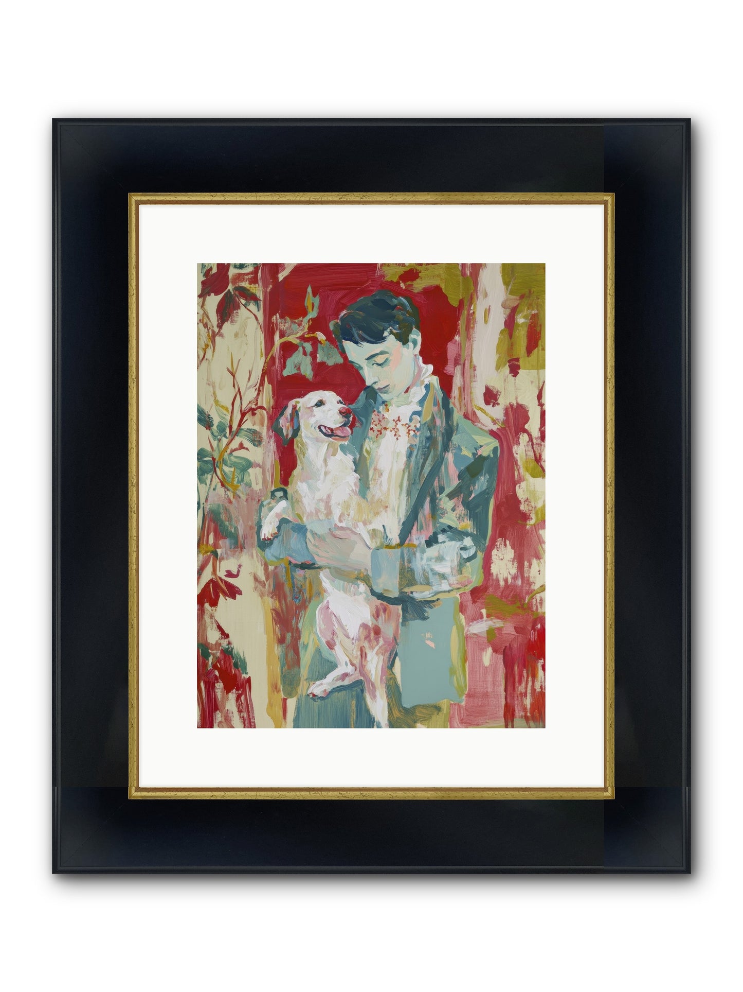 Sweet Soul Refined Framed Print - Wide Black w/Gold 12x16