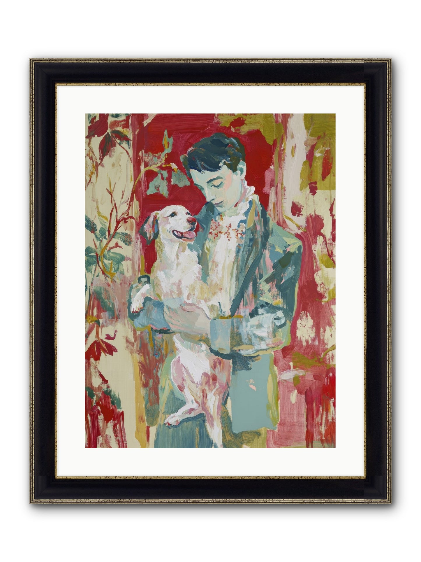 Sweet Soul Refined Framed Print - Black & Gold 18x24