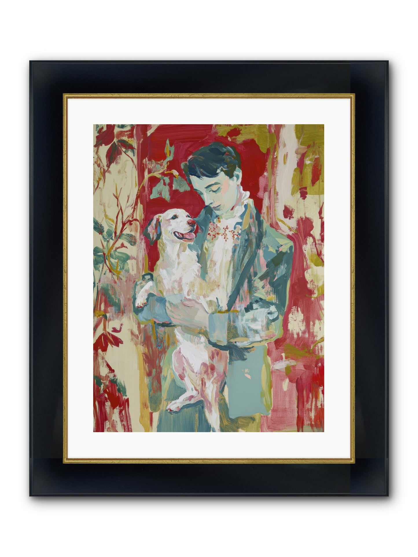 Sweet Soul Refined Framed Print - Wide Black w/Gold 18x24