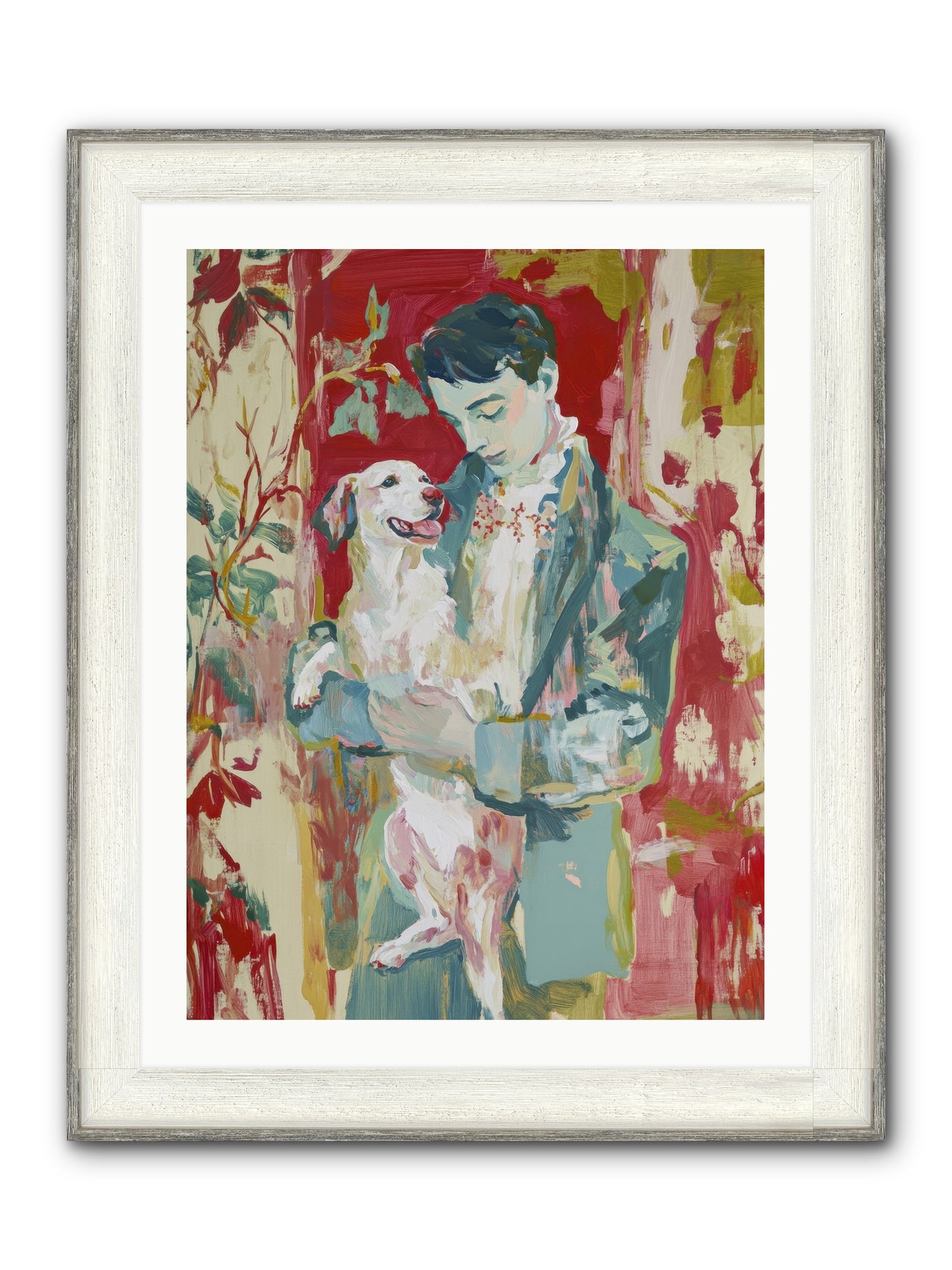 Sweet Soul Refined Framed Print - Driftwood White 24x32