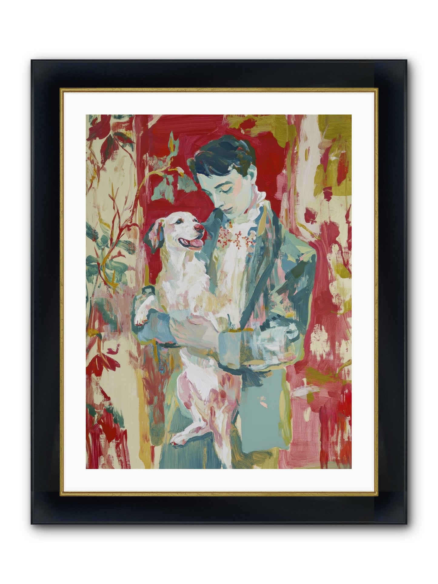Sweet Soul Refined Framed Print - Wide Black w/Gold 24x32