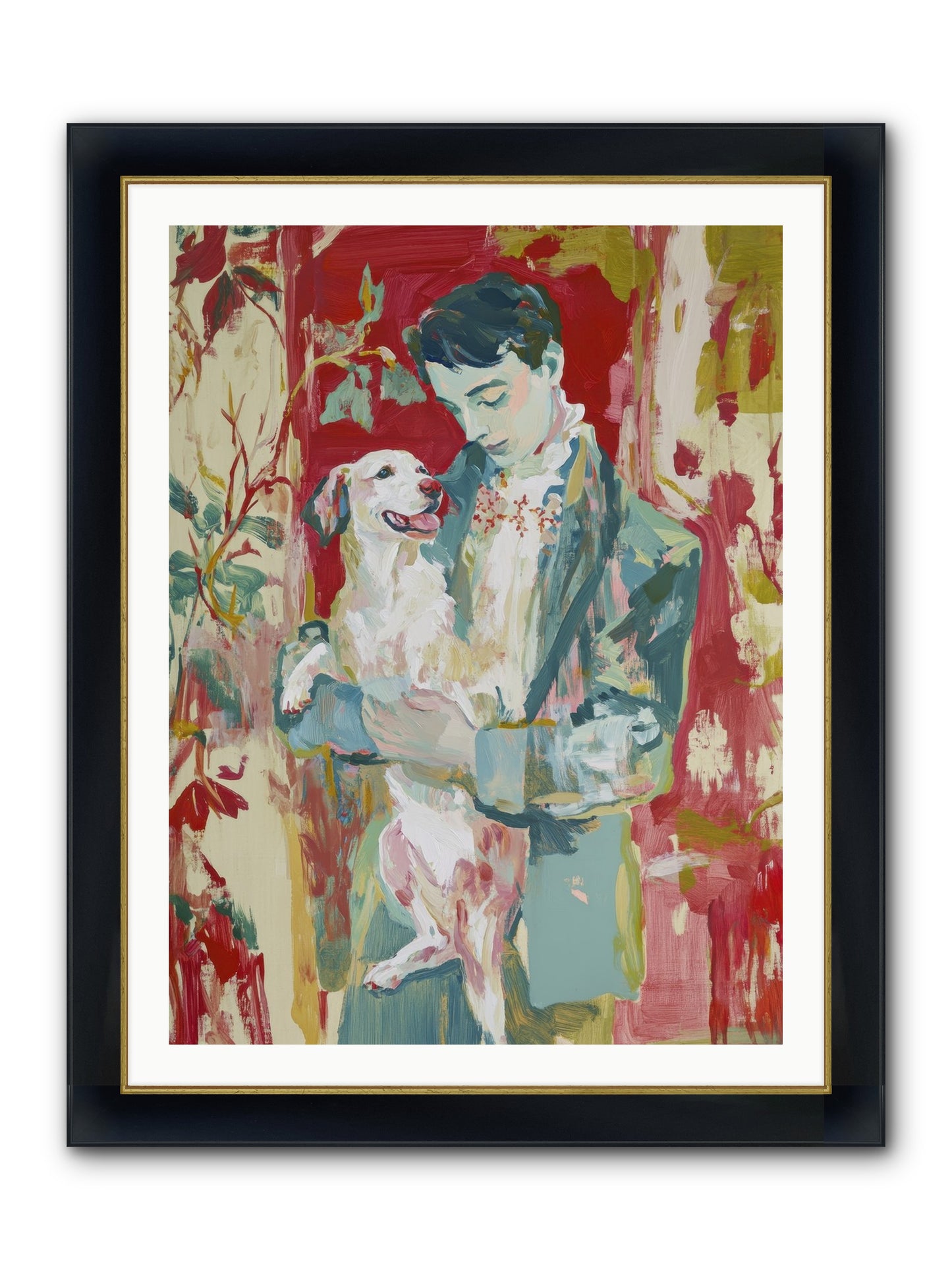 Sweet Soul Refined Framed Print - Wide Black w/Gold 30x40