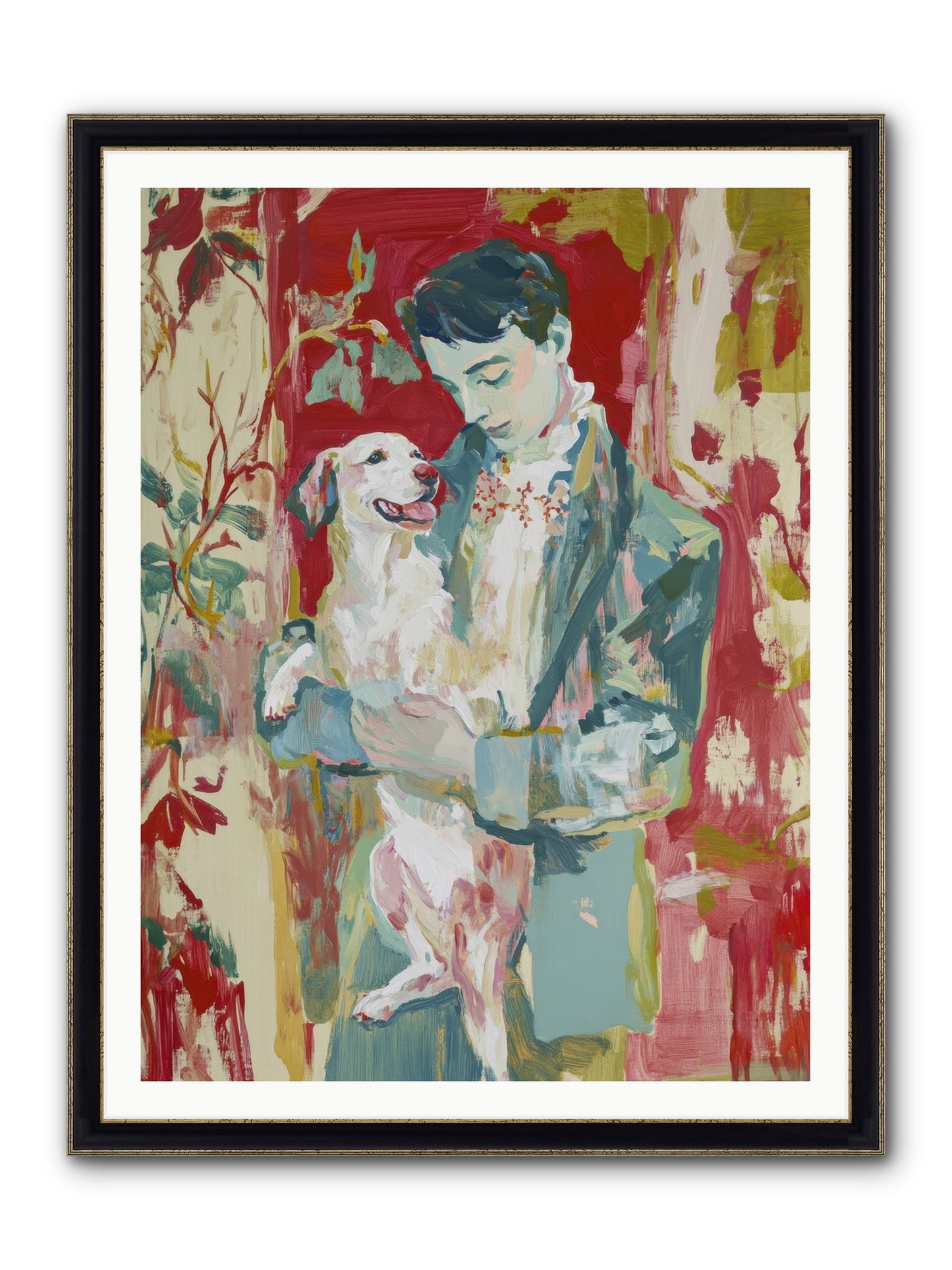 Sweet Soul Refined Framed Print - Black & Gold 36x48