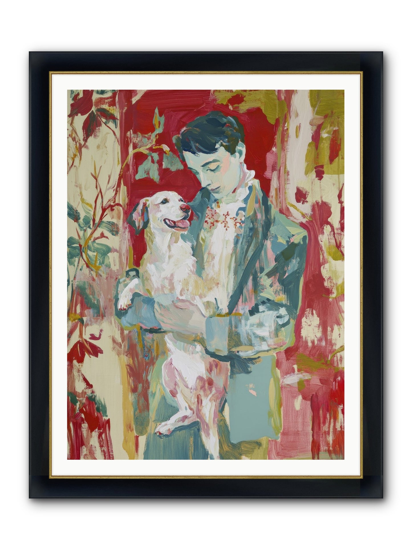 Sweet Soul Refined Framed Print - Wide Black w/Gold 36x48