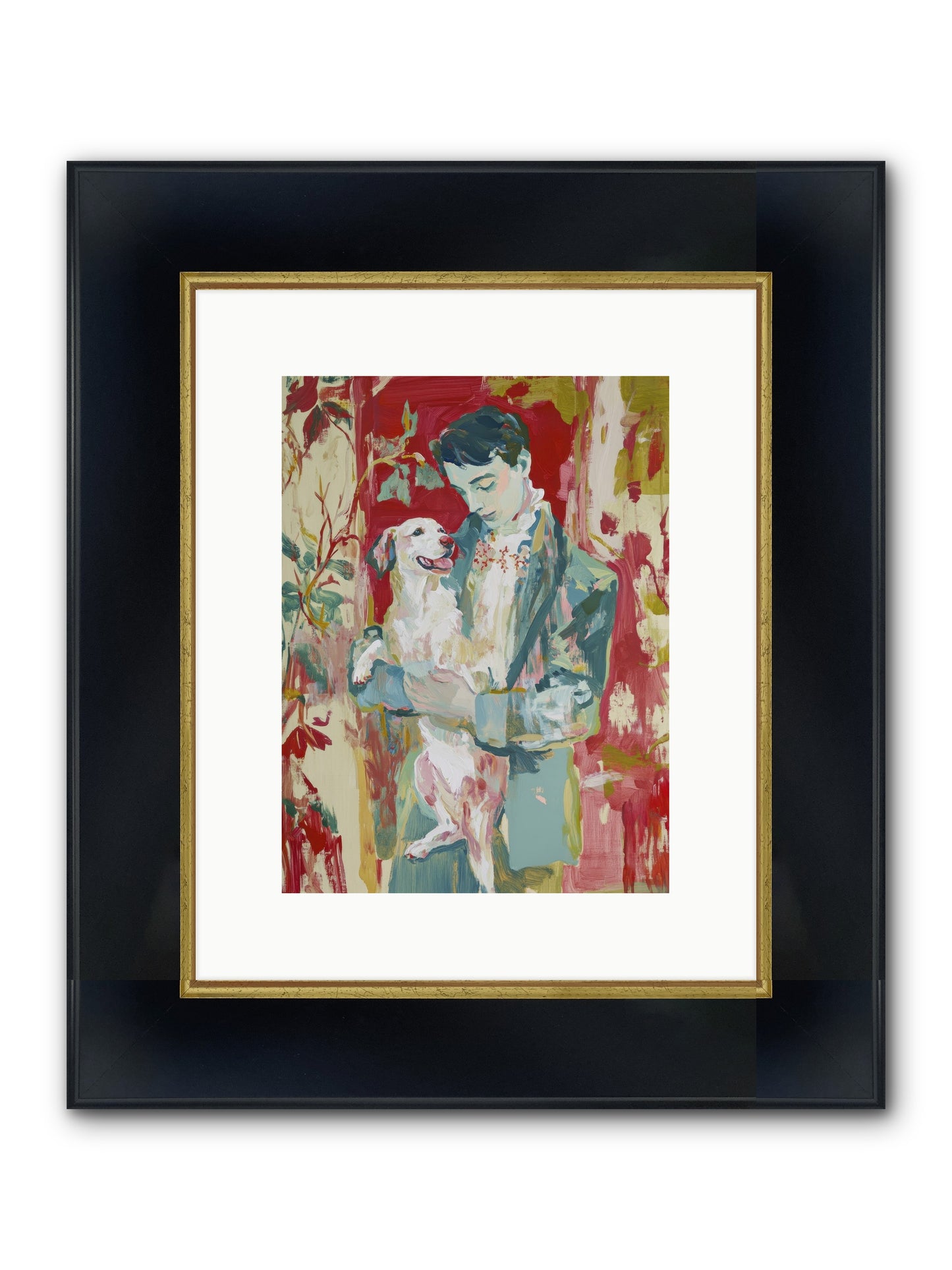 Sweet Soul Refined Framed Print - Wide Black w/Gold 9x12