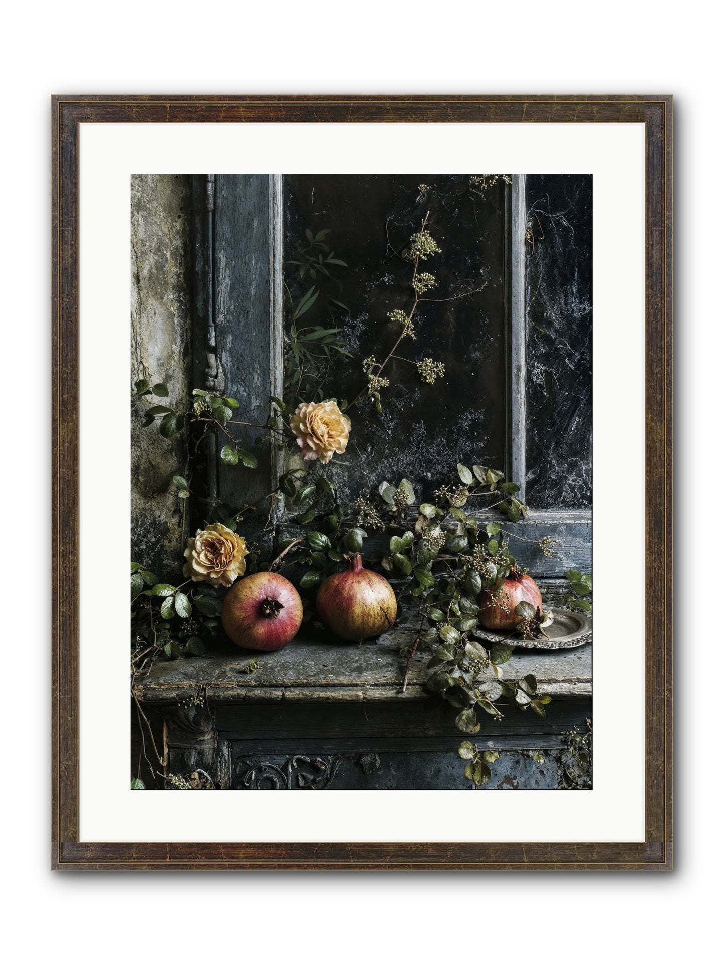 Sweet Surrender Framed Print - Slimwoods Black/Gold 18x24