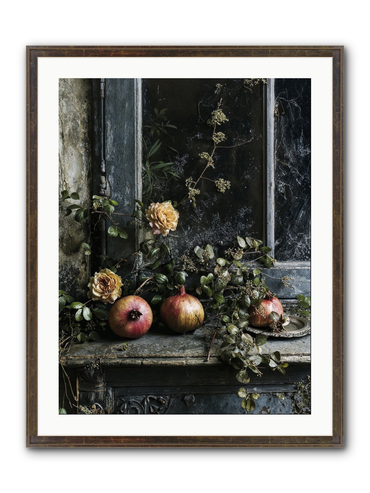 Sweet Surrender Framed Print - Slimwoods Black/Gold 24x32