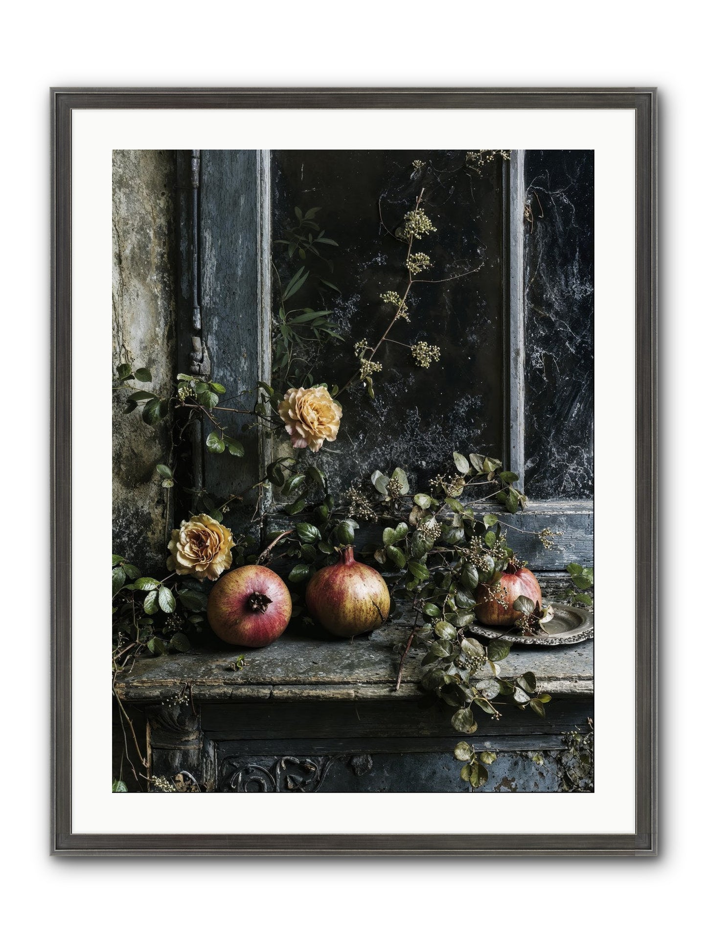 Sweet Surrender Framed Print - Slimwoods Black/Silver 24x32