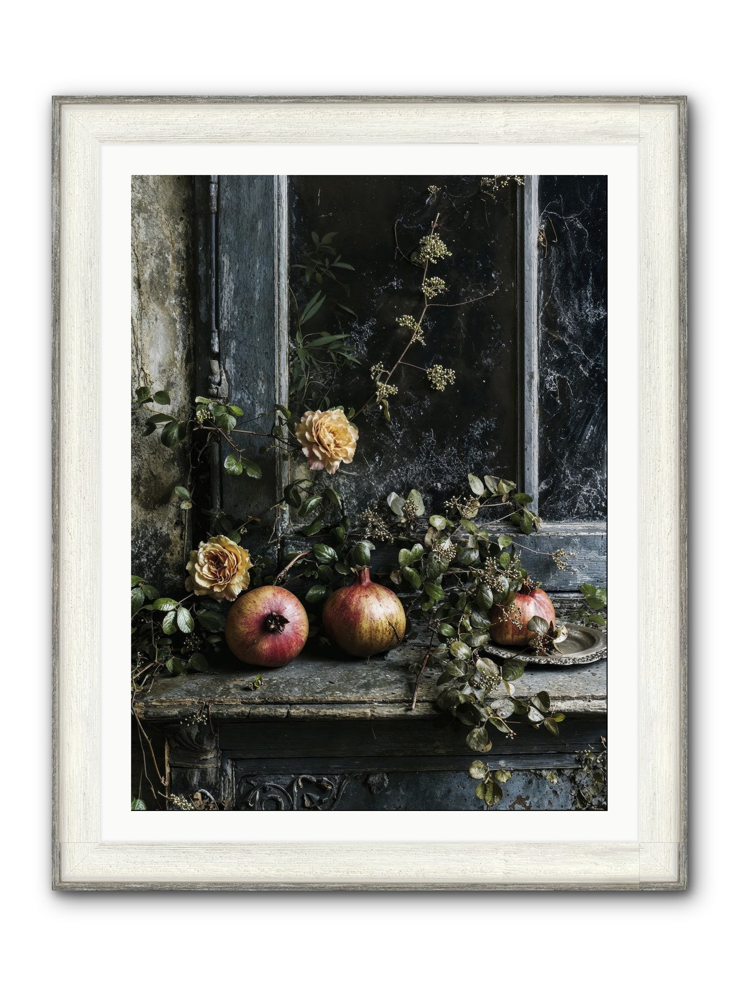 Sweet Surrender Framed Print - Driftwood White 30x40