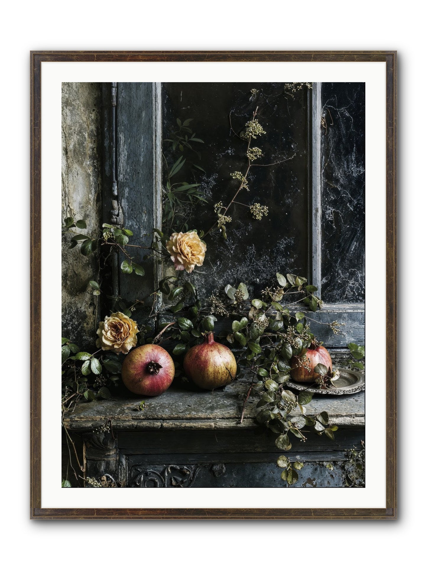 Sweet Surrender Framed Print - Slimwoods Black/Gold 30x40