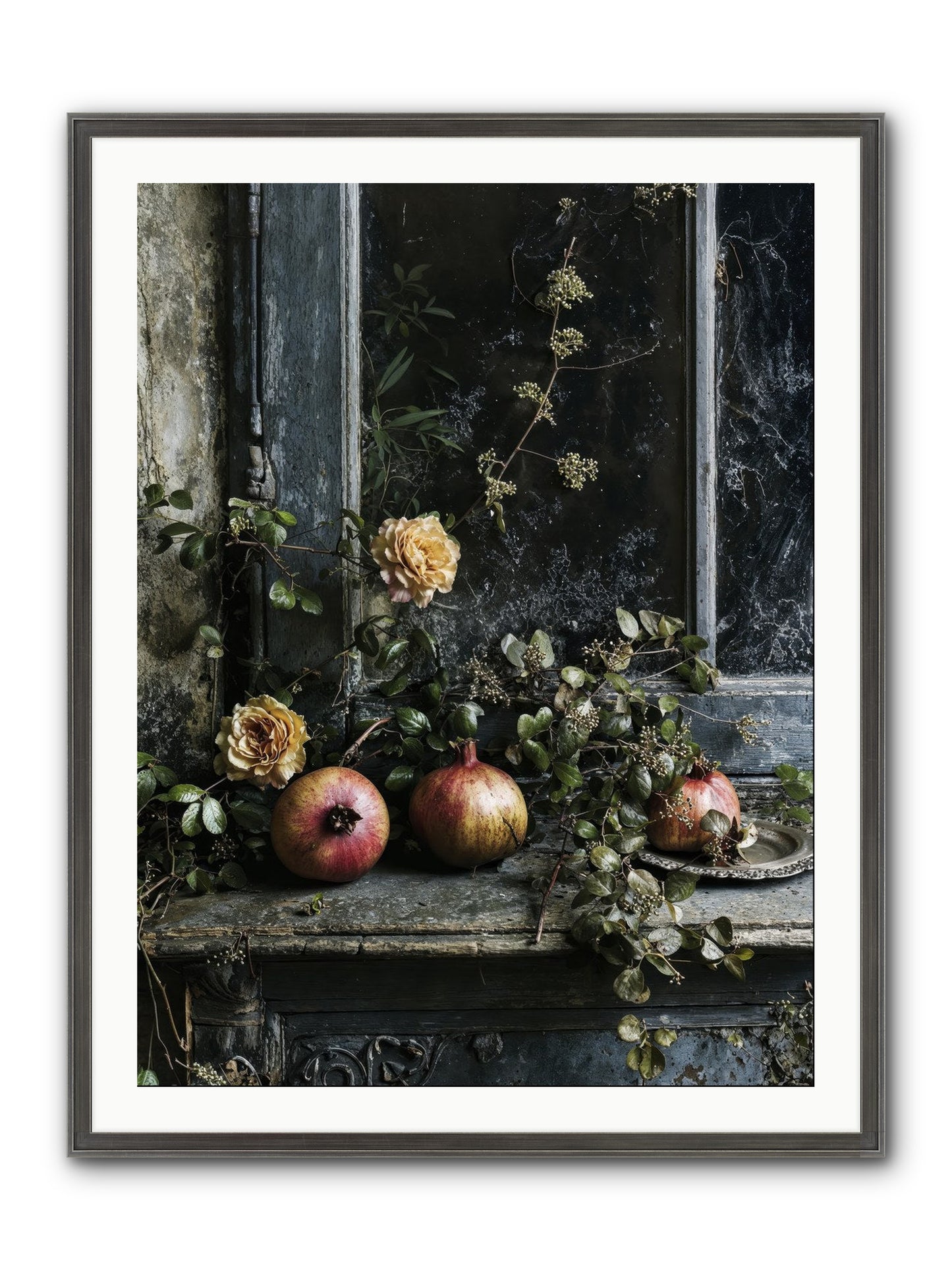 Sweet Surrender Framed Print - Slimwoods Black/Silver 30x40