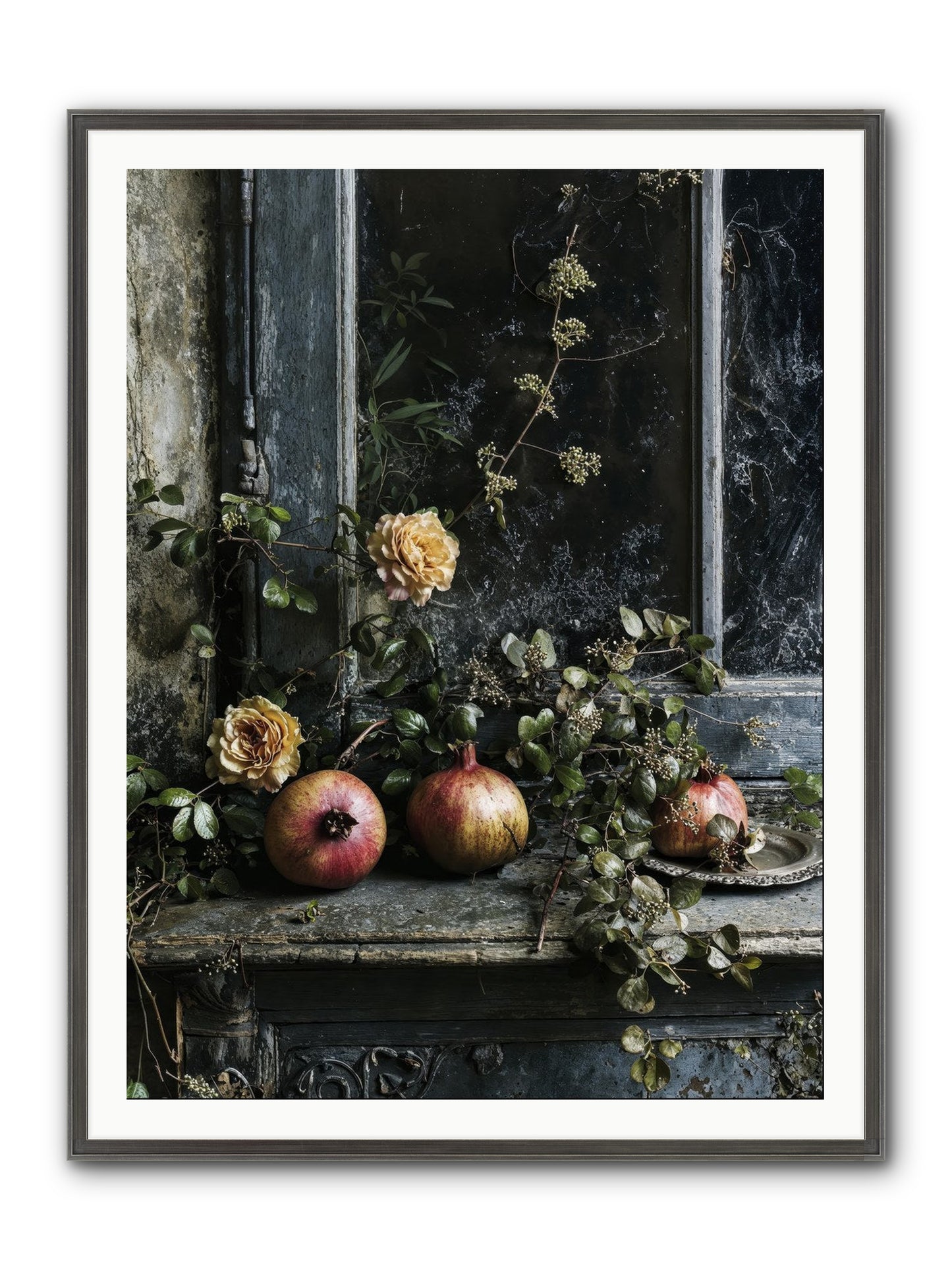 Sweet Surrender Framed Print - Slimwoods Black/Silver 36x48