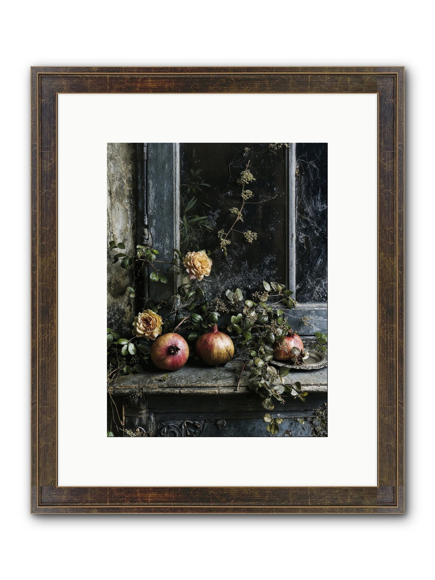 Sweet Surrender Framed Print - Slimwoods Black/Gold 9x12