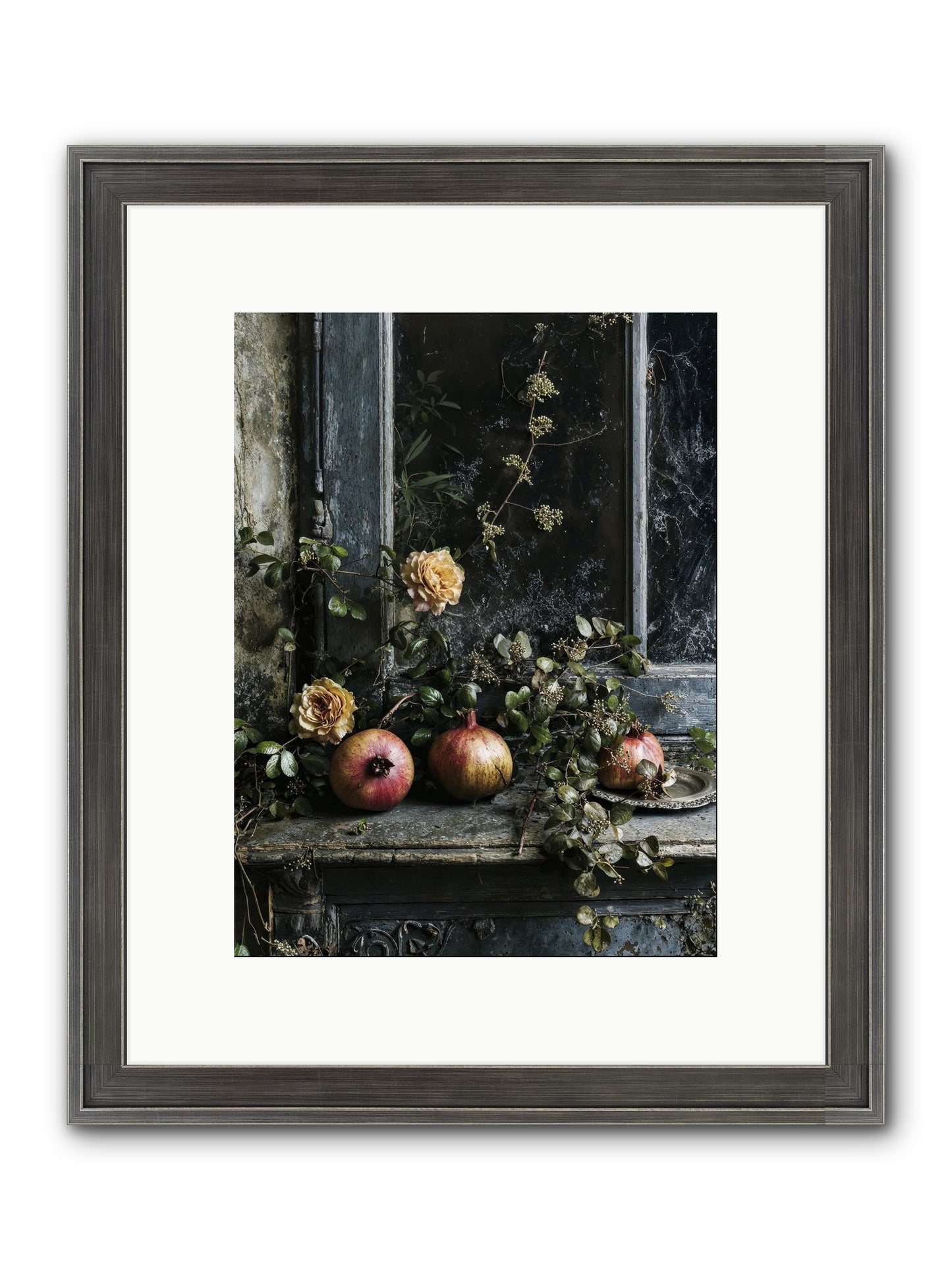Sweet Surrender Framed Print - Slimwoods Black/Silver 9x12
