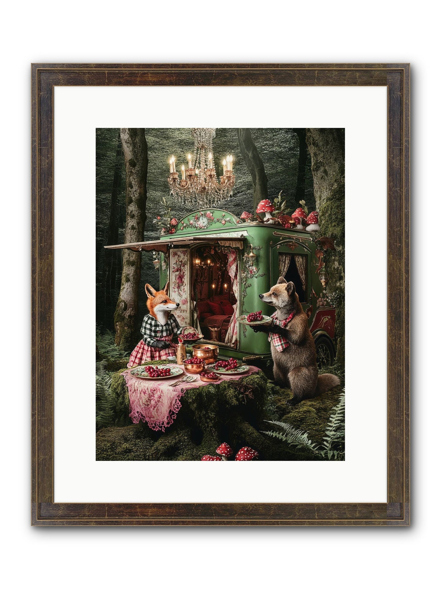 Sweet Things Shine True Framed Print - Slimwoods Black/Gold 12x16