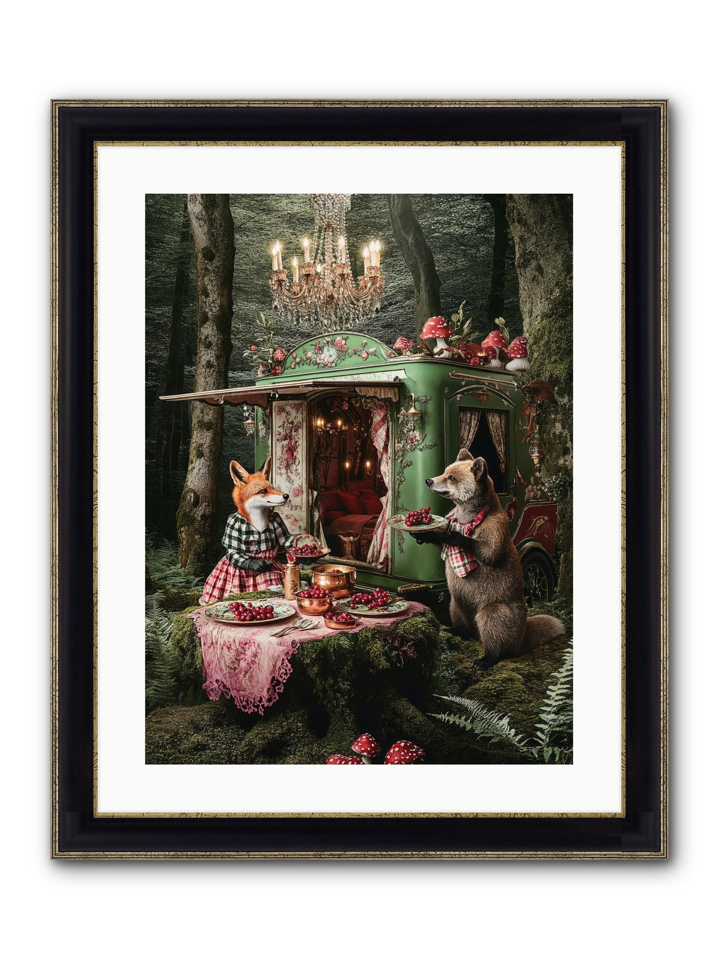 Sweet Things Shine True Framed Print - Black & Gold 18x24