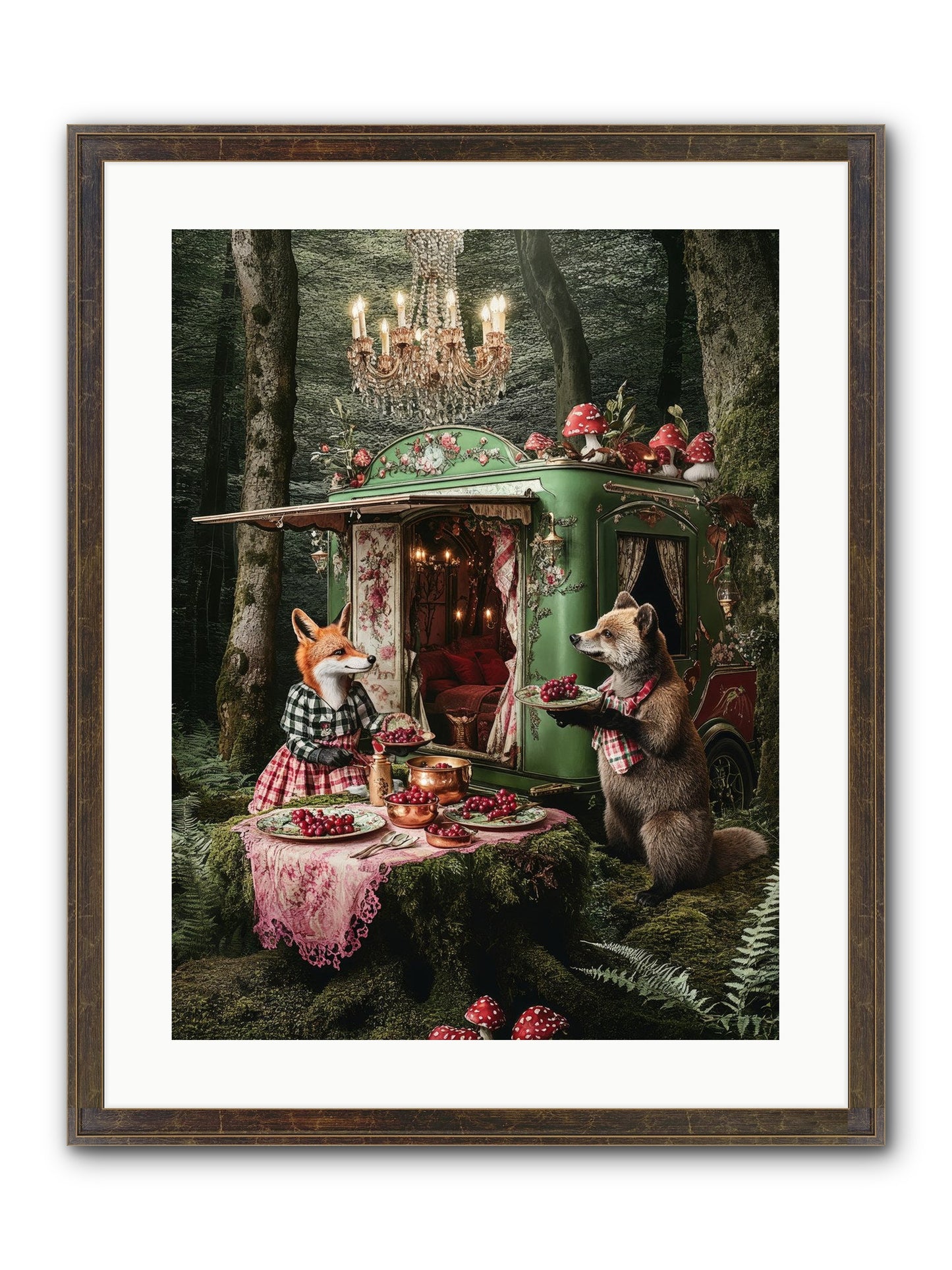 Sweet Things Shine True Framed Print - Slimwoods Black/Gold 18x24