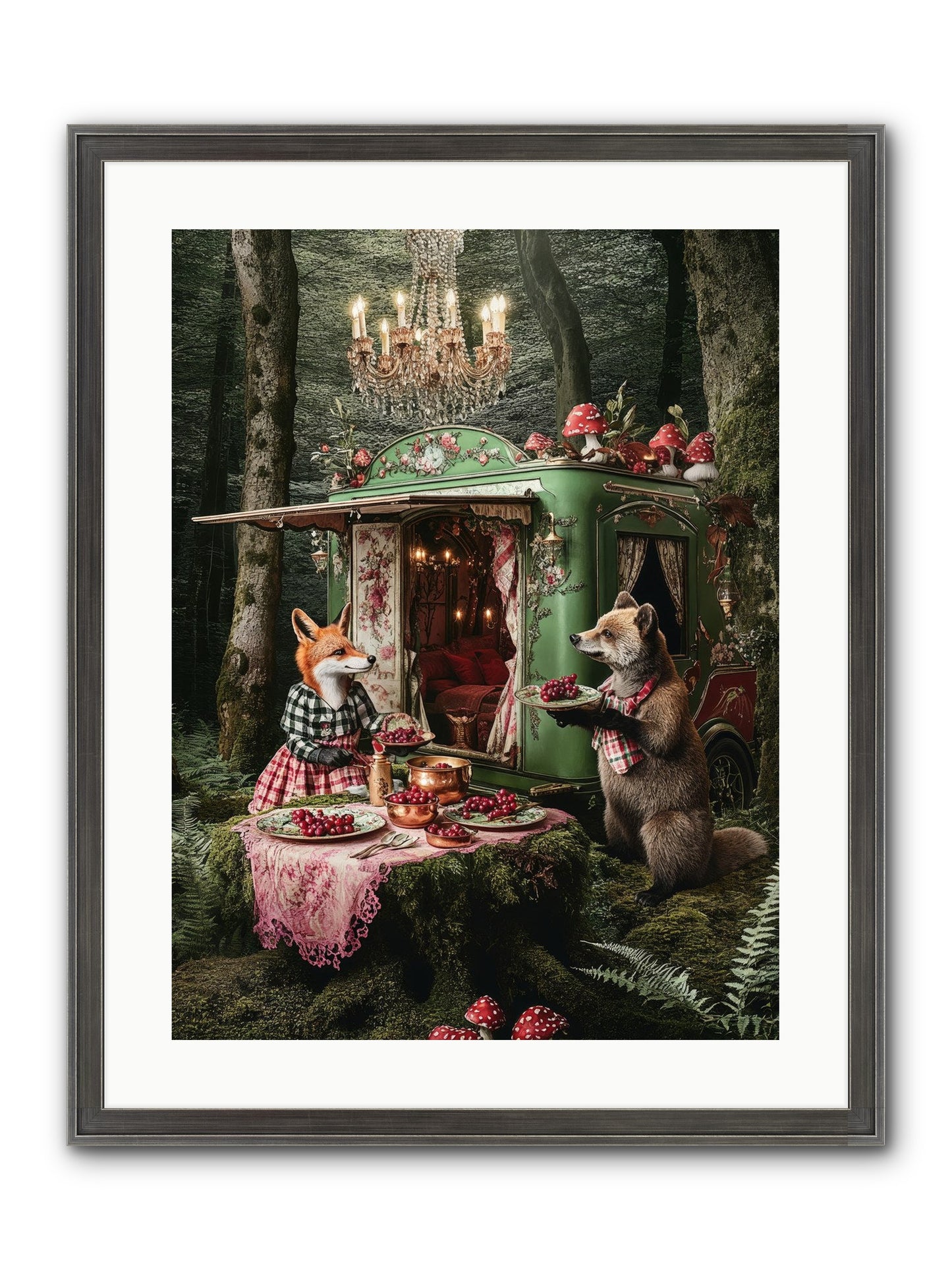 Sweet Things Shine True Framed Print - Slimwoods Black/Silver 18x24