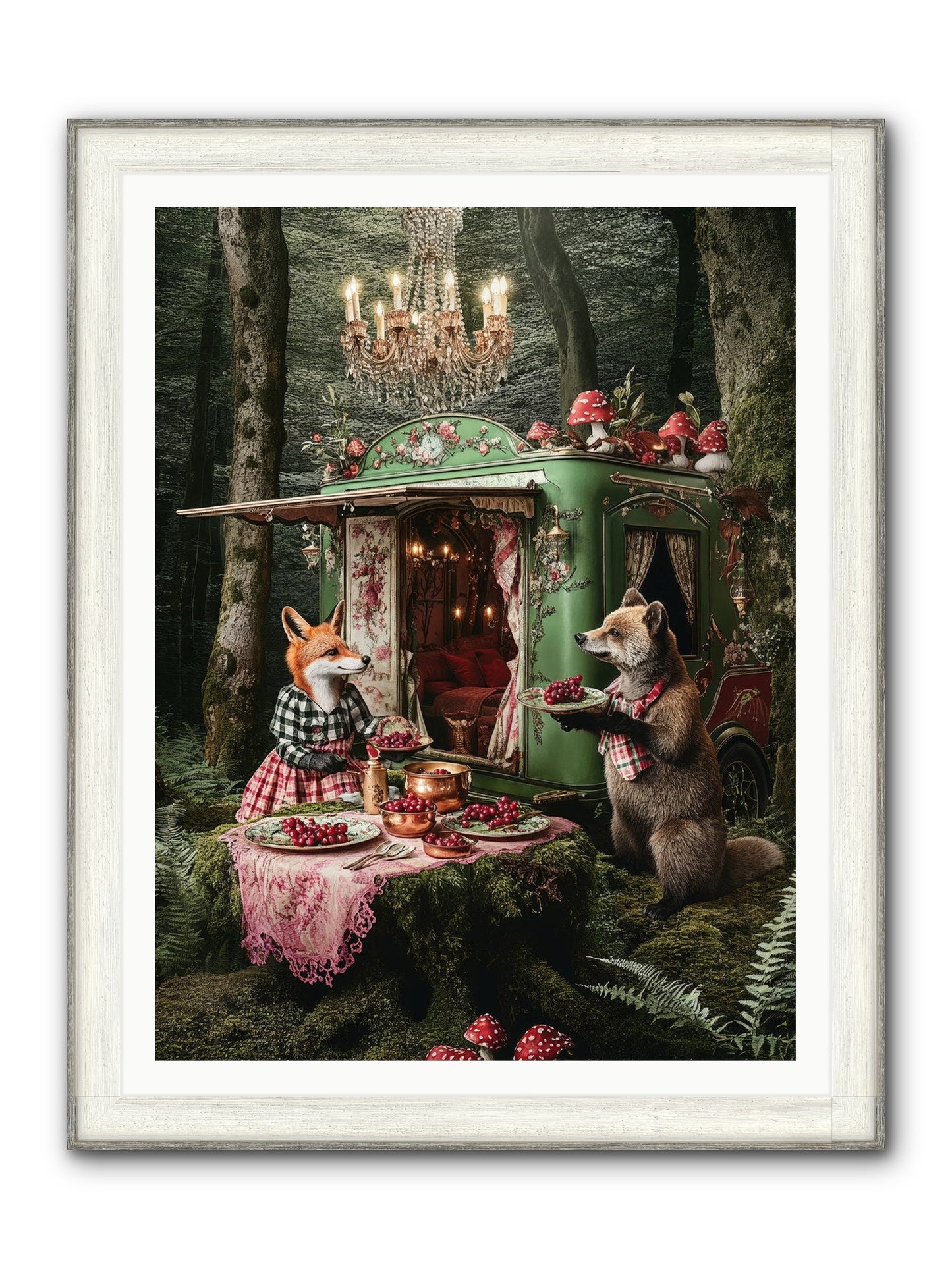 Sweet Things Shine True Framed Print - Driftwood White 36x48