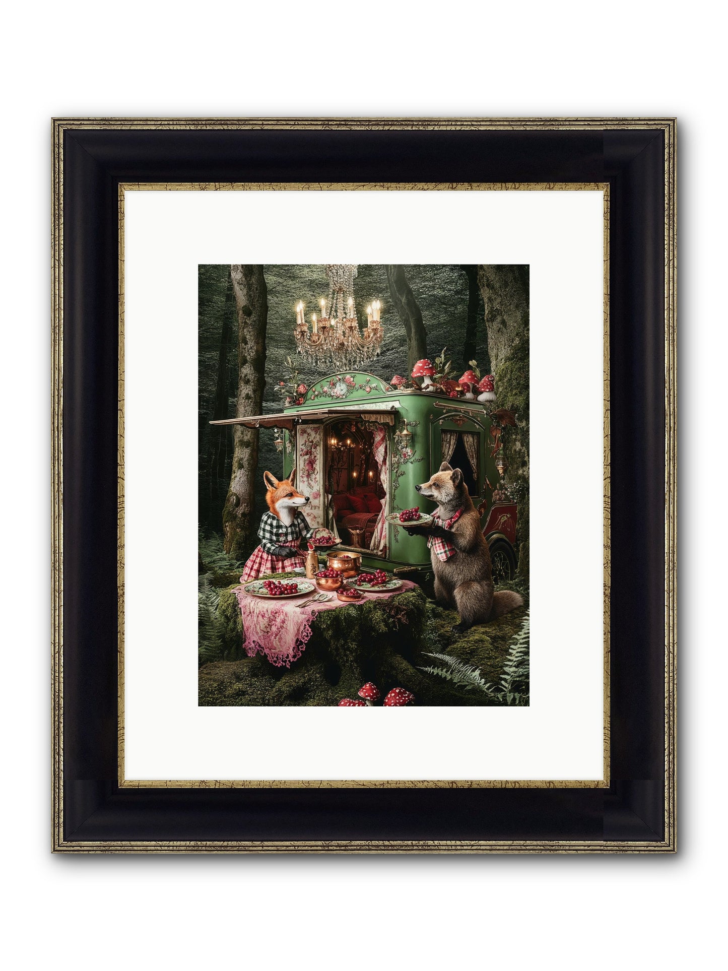 Sweet Things Shine True Framed Print - Black & Gold 9x12