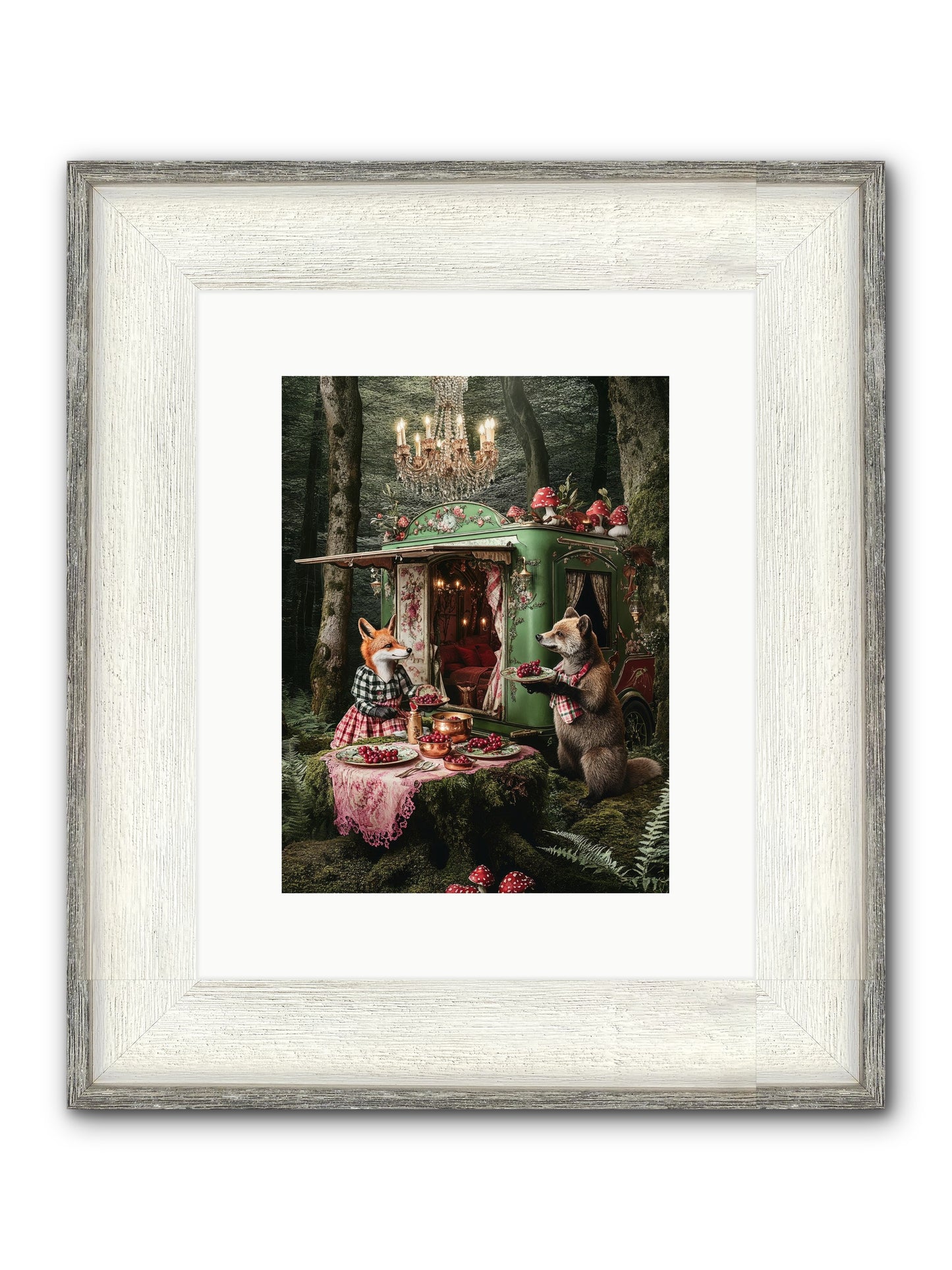 Sweet Things Shine True Framed Print - Driftwood White 9x12