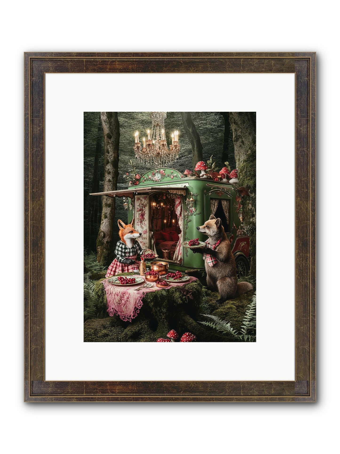 Sweet Things Shine True Framed Print - Slimwoods Black/Gold 9x12