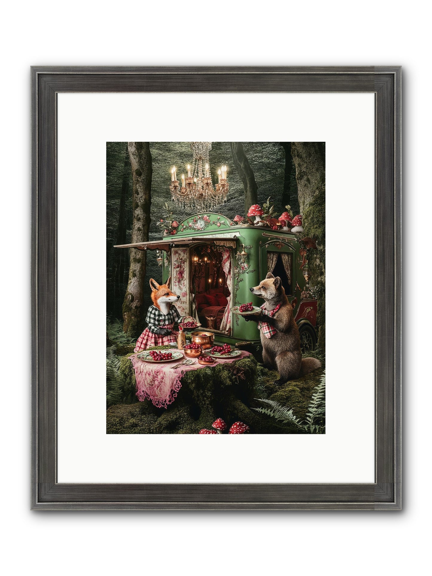 Sweet Things Shine True Framed Print - Slimwoods Black/Silver 9x12