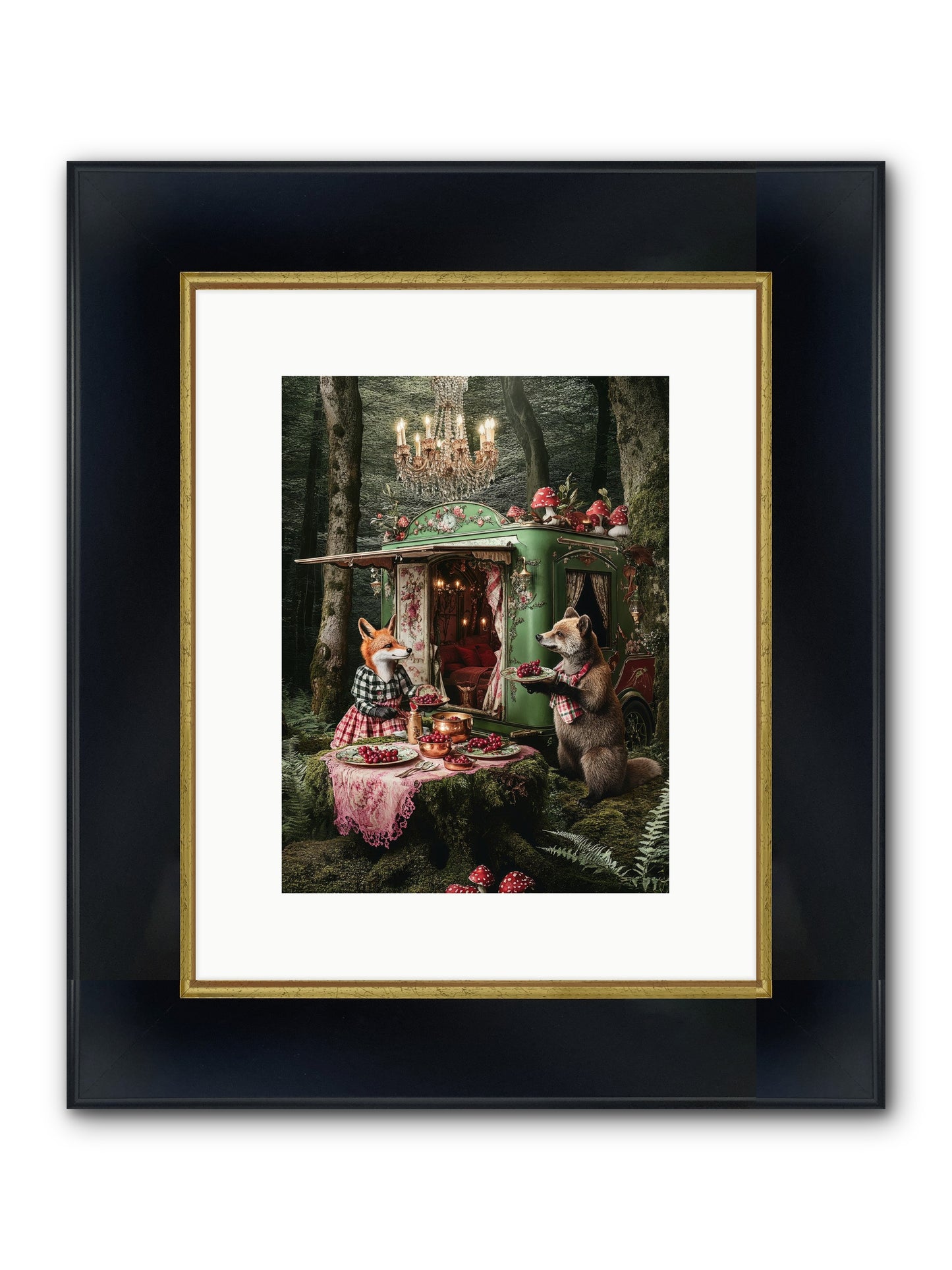 Sweet Things Shine True Framed Print - Wide Black w/Gold 9x12