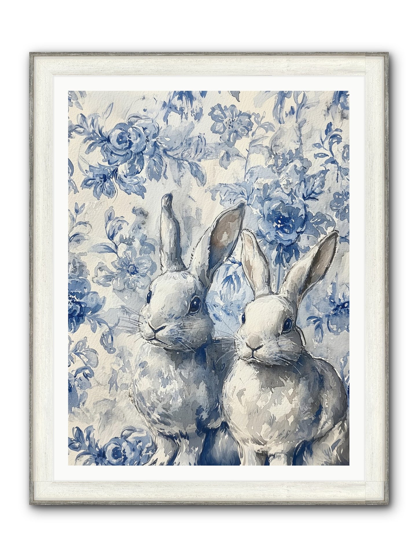 Sweet Things Stay True Framed Print - Driftwood White 36x48