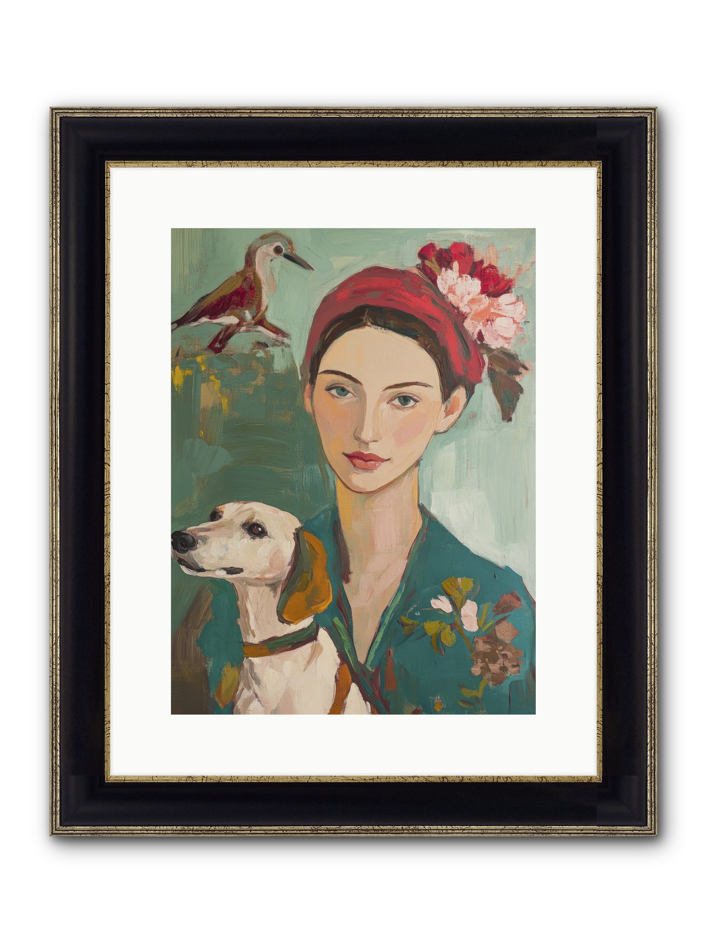 Sweetest Little Cake Framed Print - Black & Gold 12x16