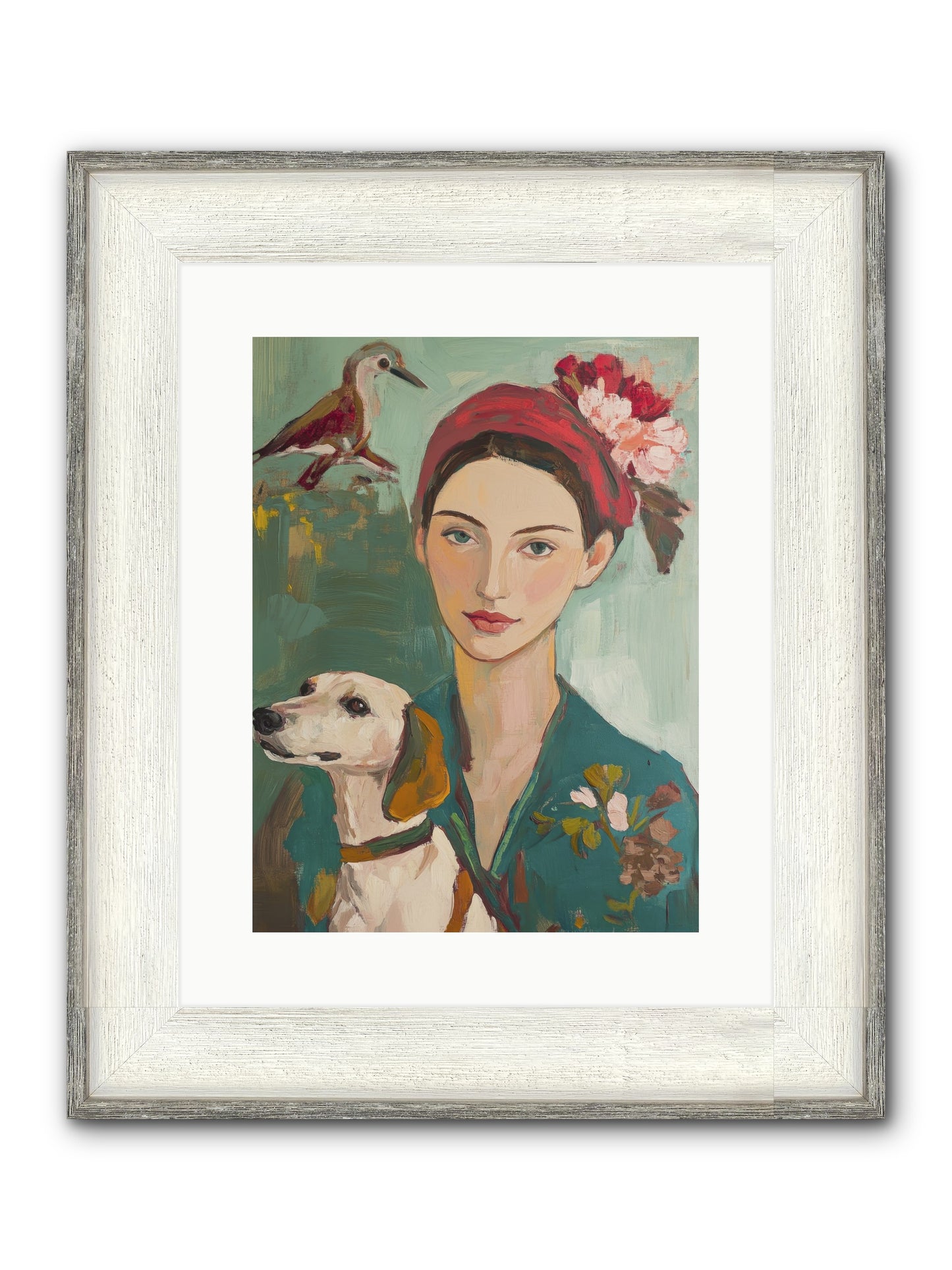Sweetest Little Cake Framed Print - Driftwood White 12x16
