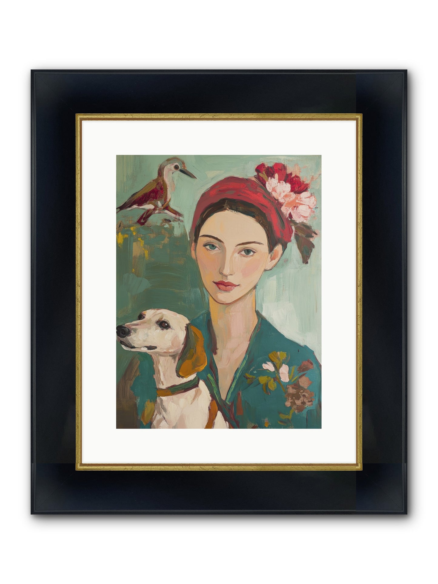 Sweetest Little Cake Framed Print - Wide Black w/Gold 12x16