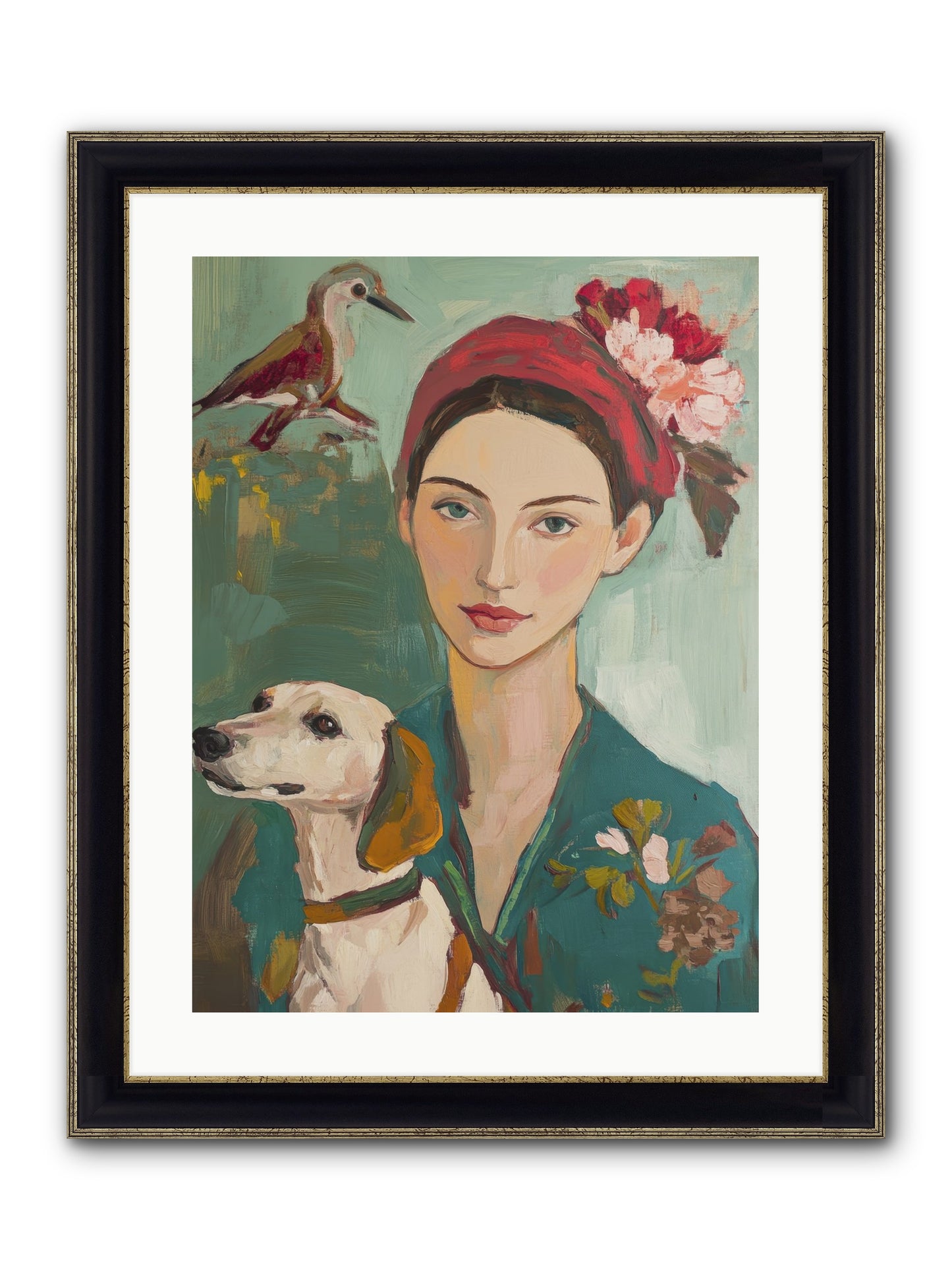 Sweetest Little Cake Framed Print - Black & Gold 18x24