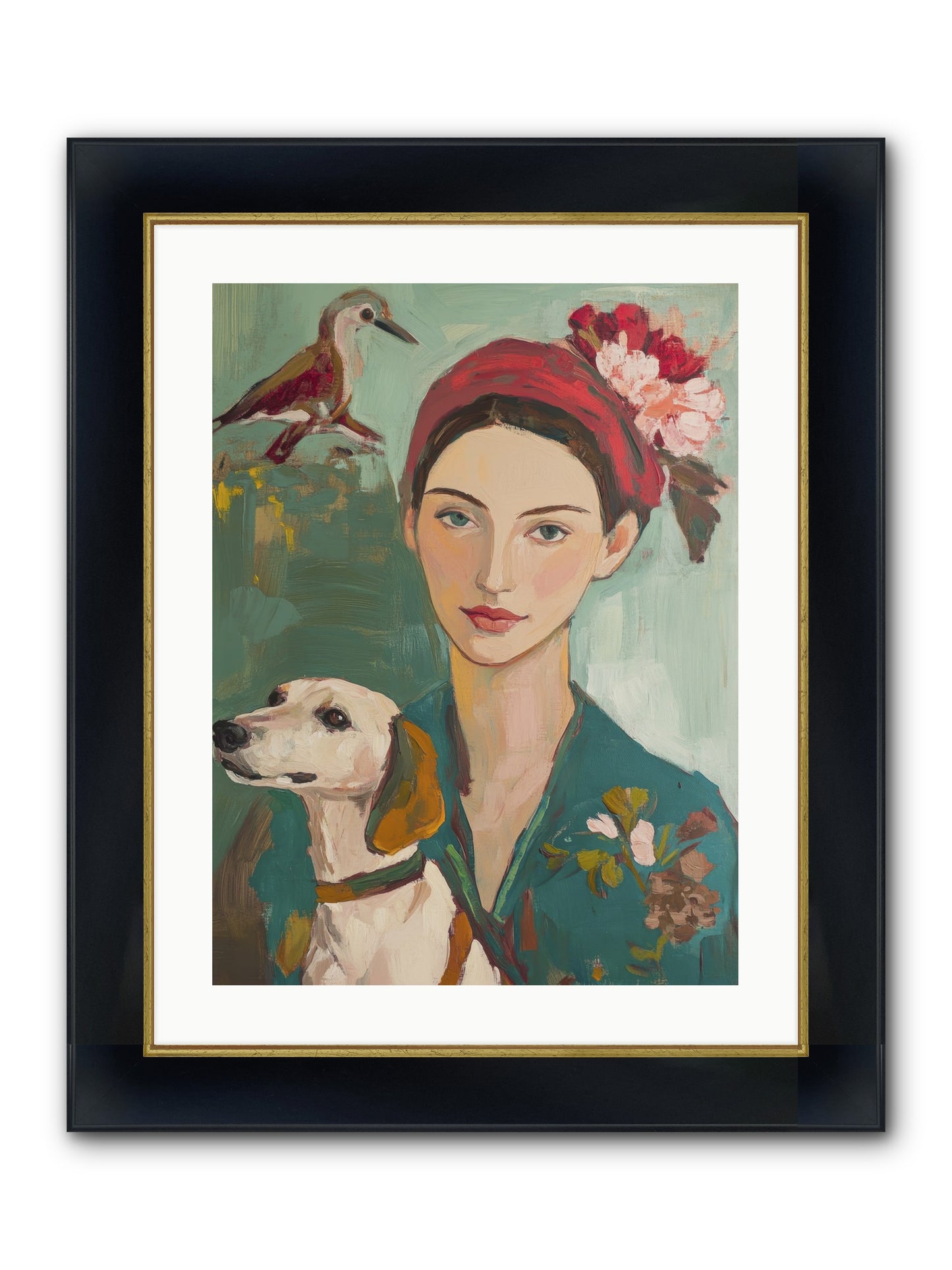 Sweetest Little Cake Framed Print - Wide Black w/Gold 18x24