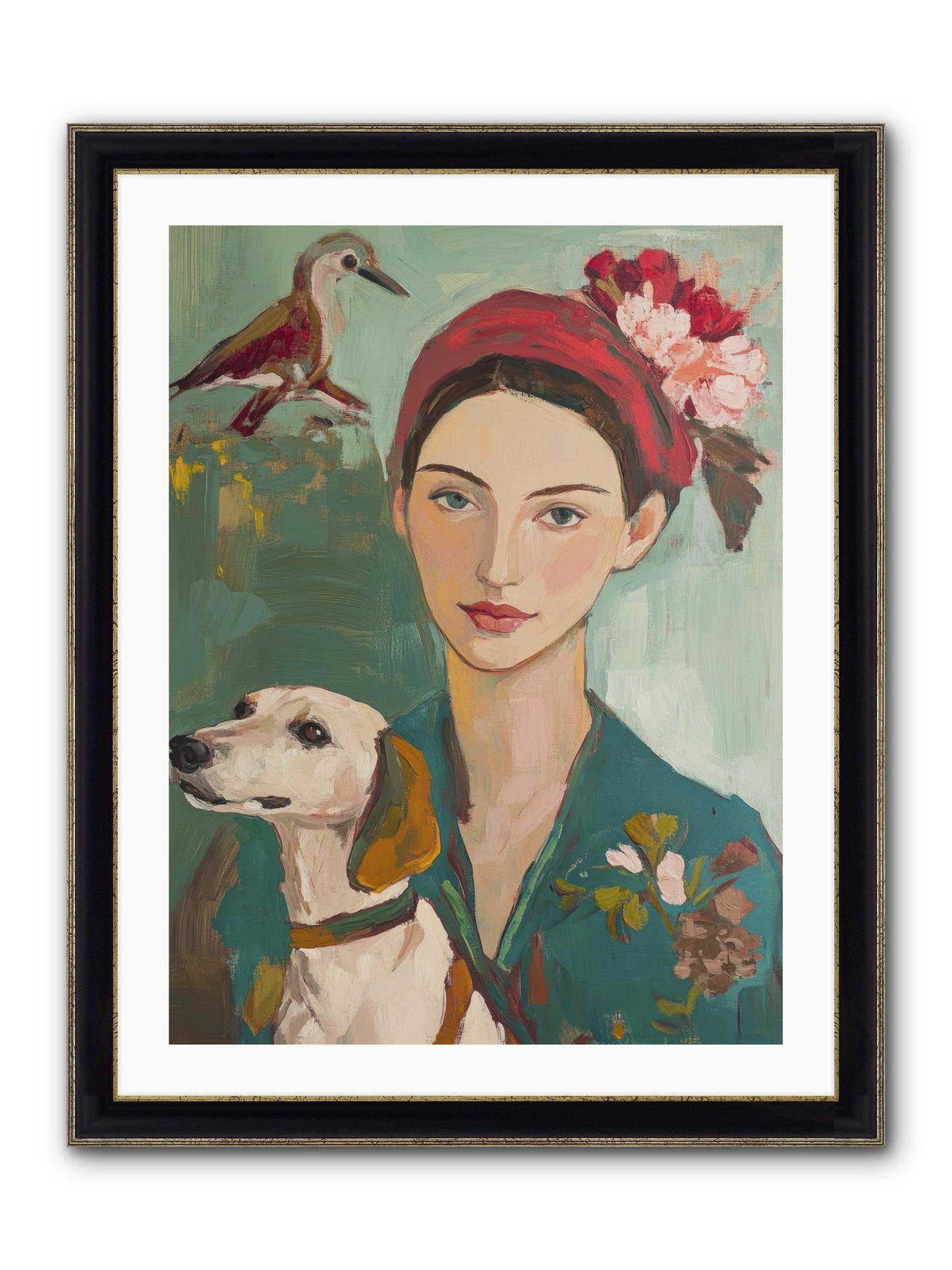 Sweetest Little Cake Framed Print - Black & Gold 24x32