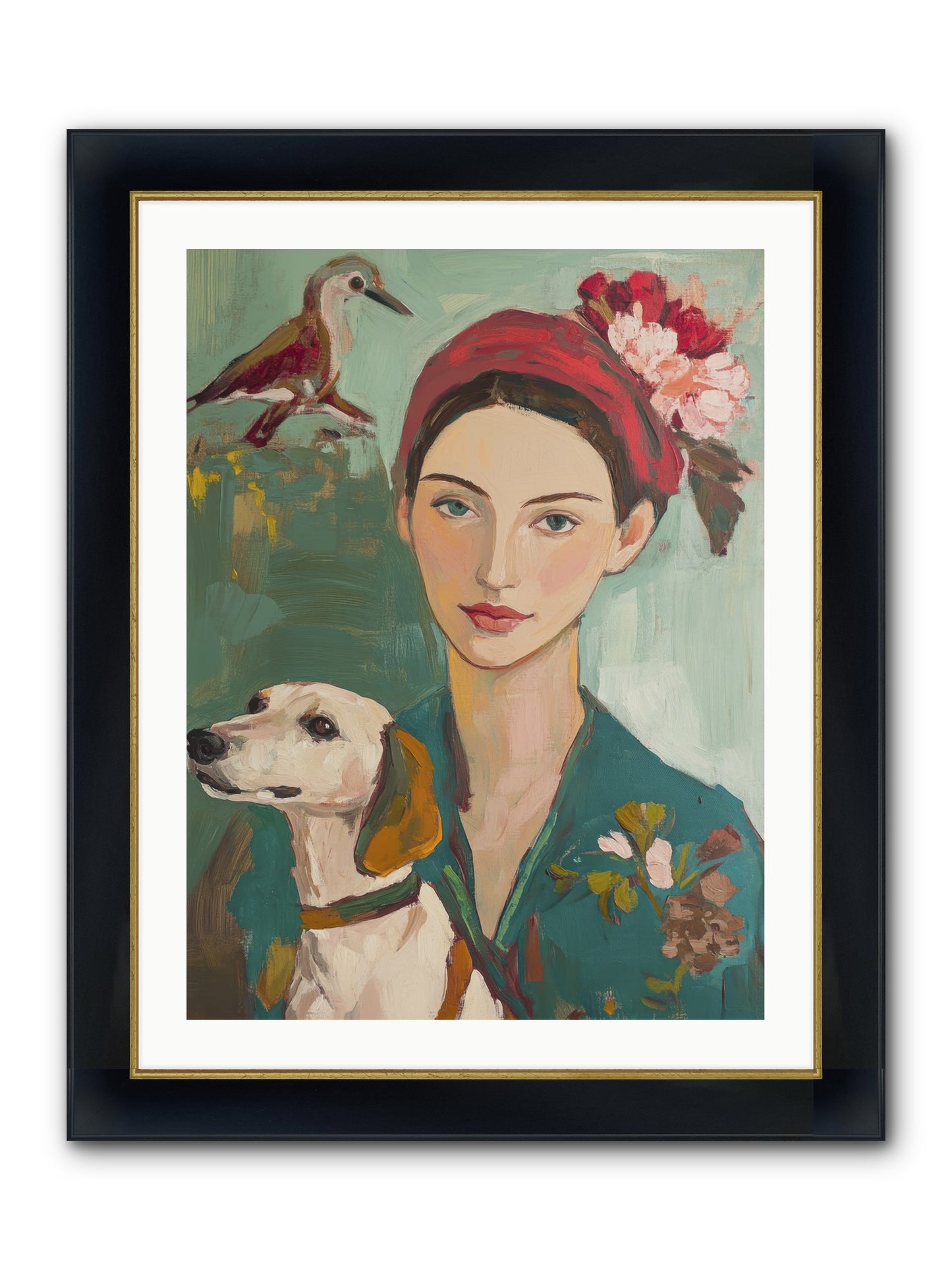 Sweetest Little Cake Framed Print - Wide Black w/Gold 24x32