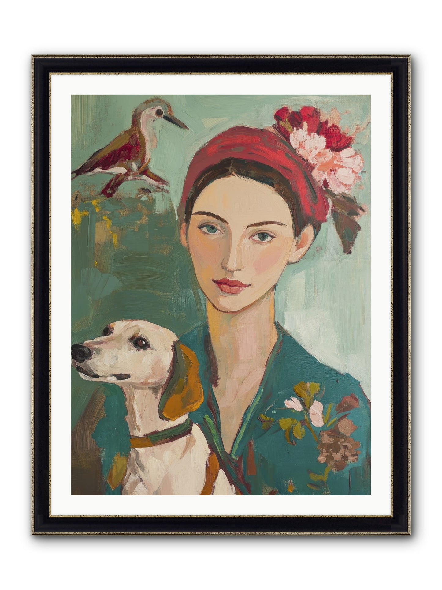 Sweetest Little Cake Framed Print - Black & Gold 30x40