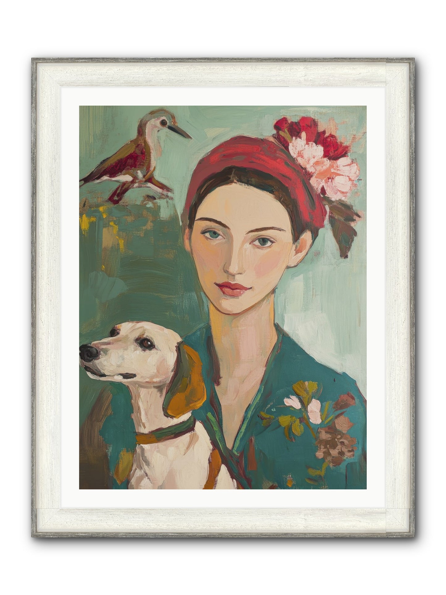 Sweetest Little Cake Framed Print - Driftwood White 30x40