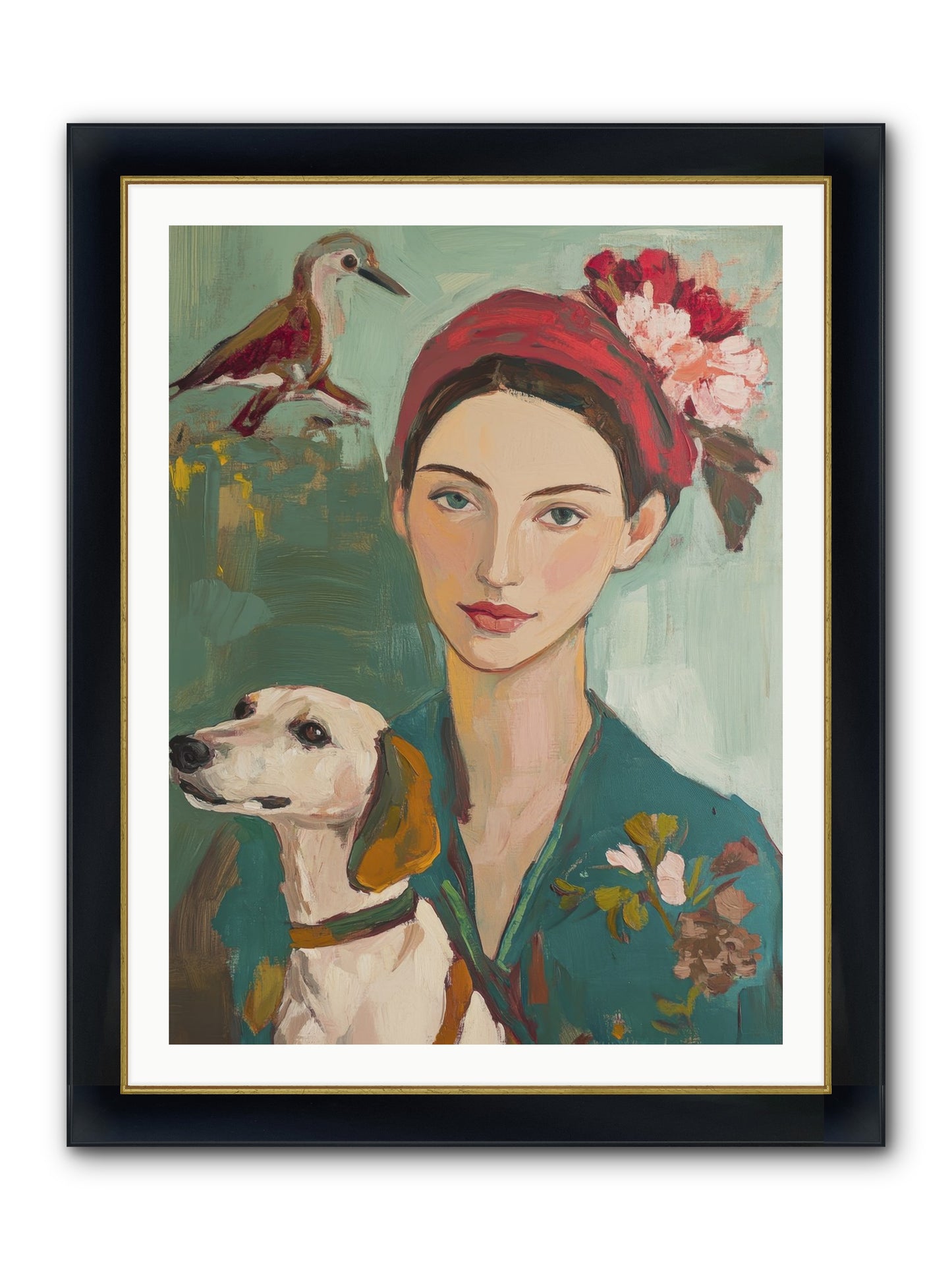 Sweetest Little Cake Framed Print - Wide Black w/Gold 30x40