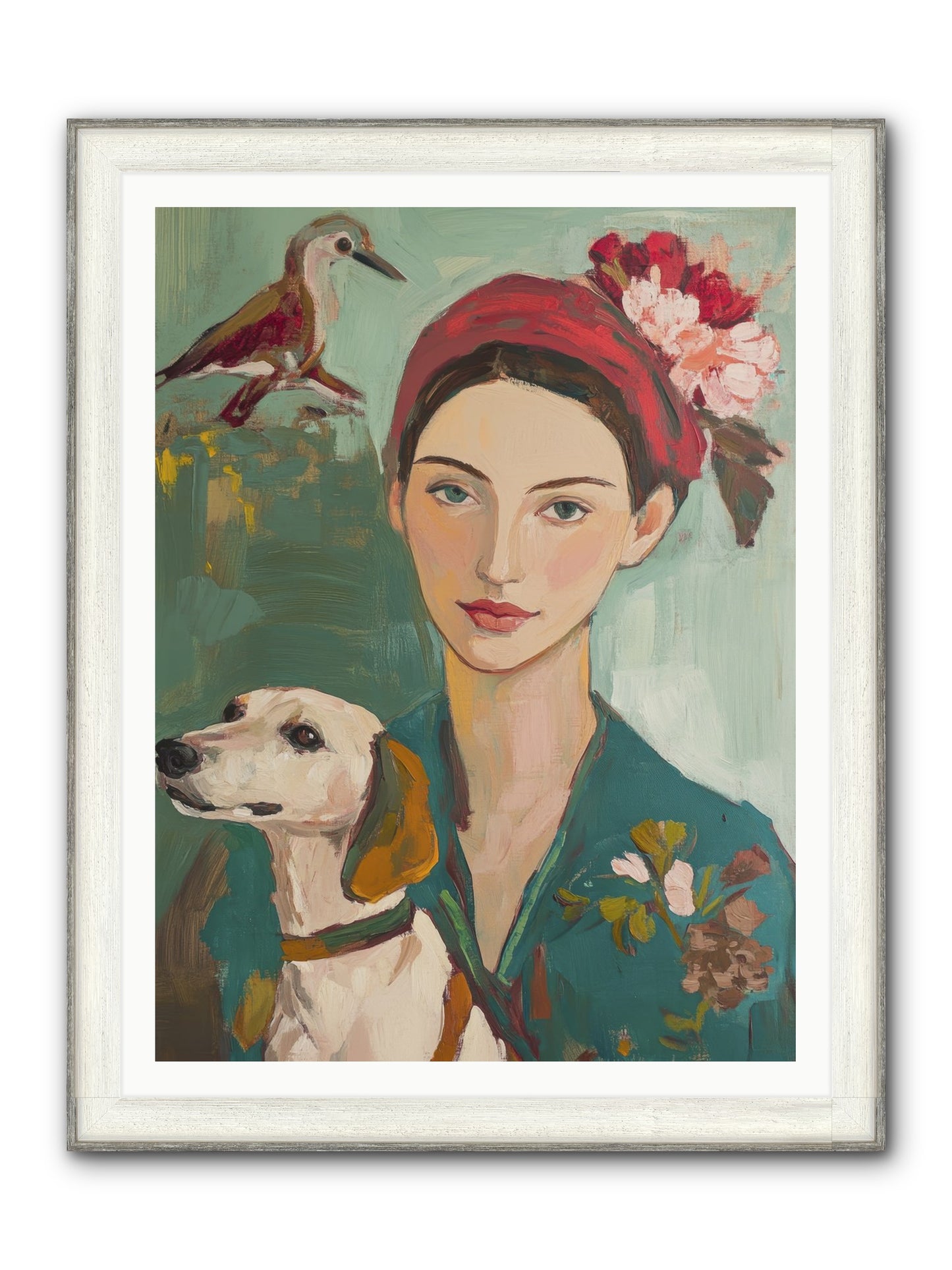 Sweetest Little Cake Framed Print - Driftwood White 36x48