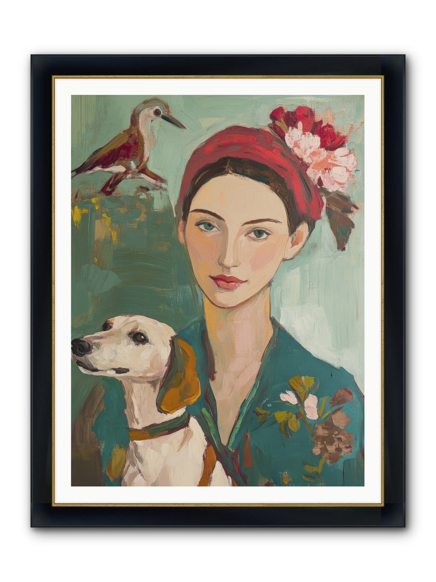 Sweetest Little Cake Framed Print - Wide Black w/Gold 36x48