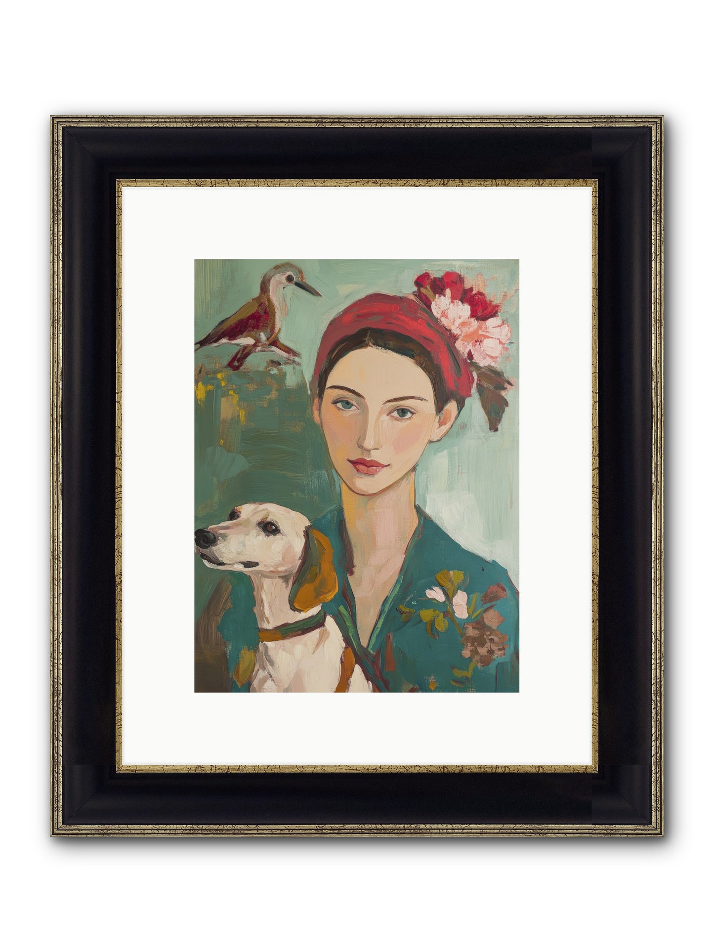 Sweetest Little Cake Framed Print - Black & Gold 9x12