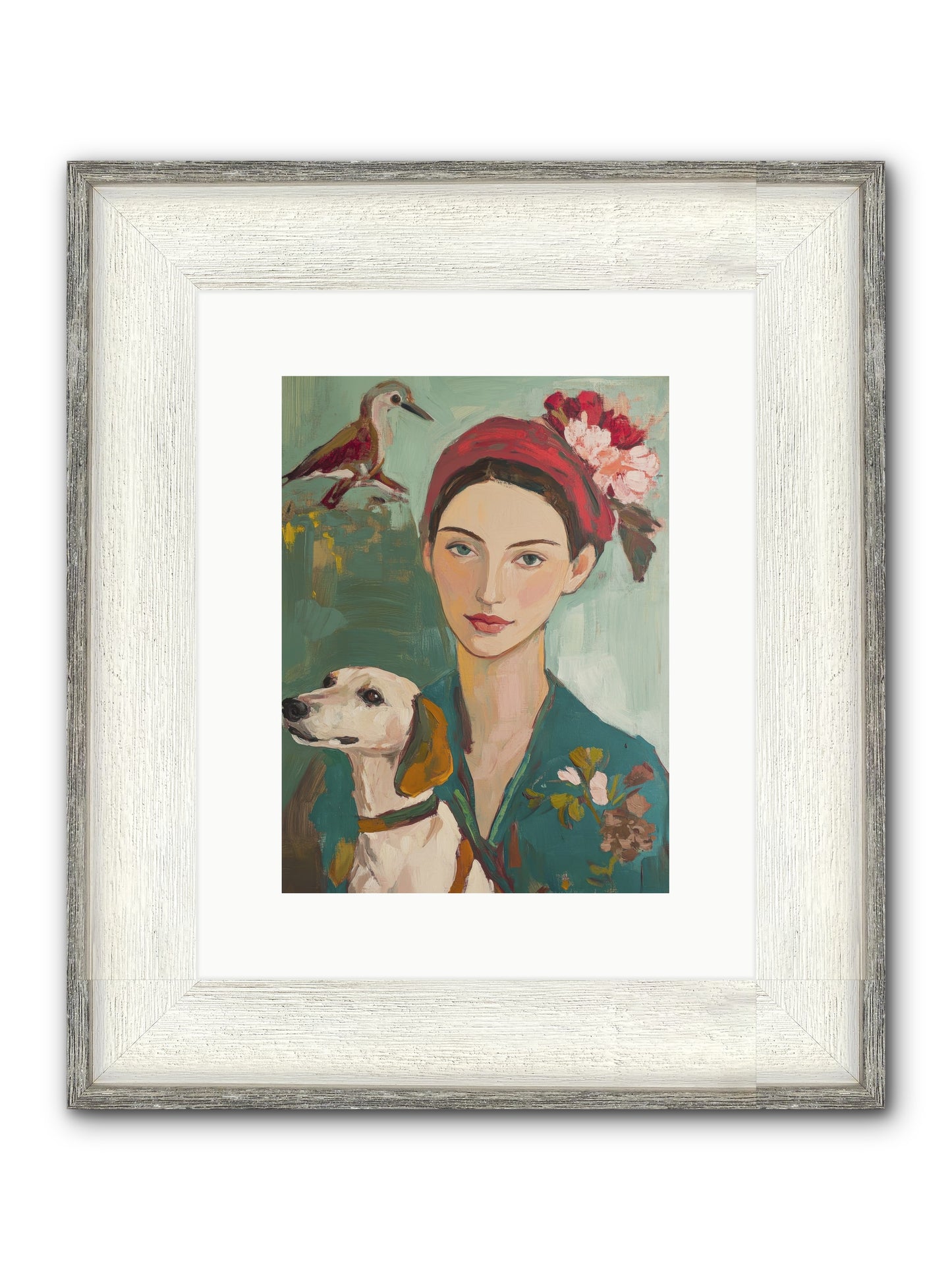 Sweetest Little Cake Framed Print - Driftwood White 9x12