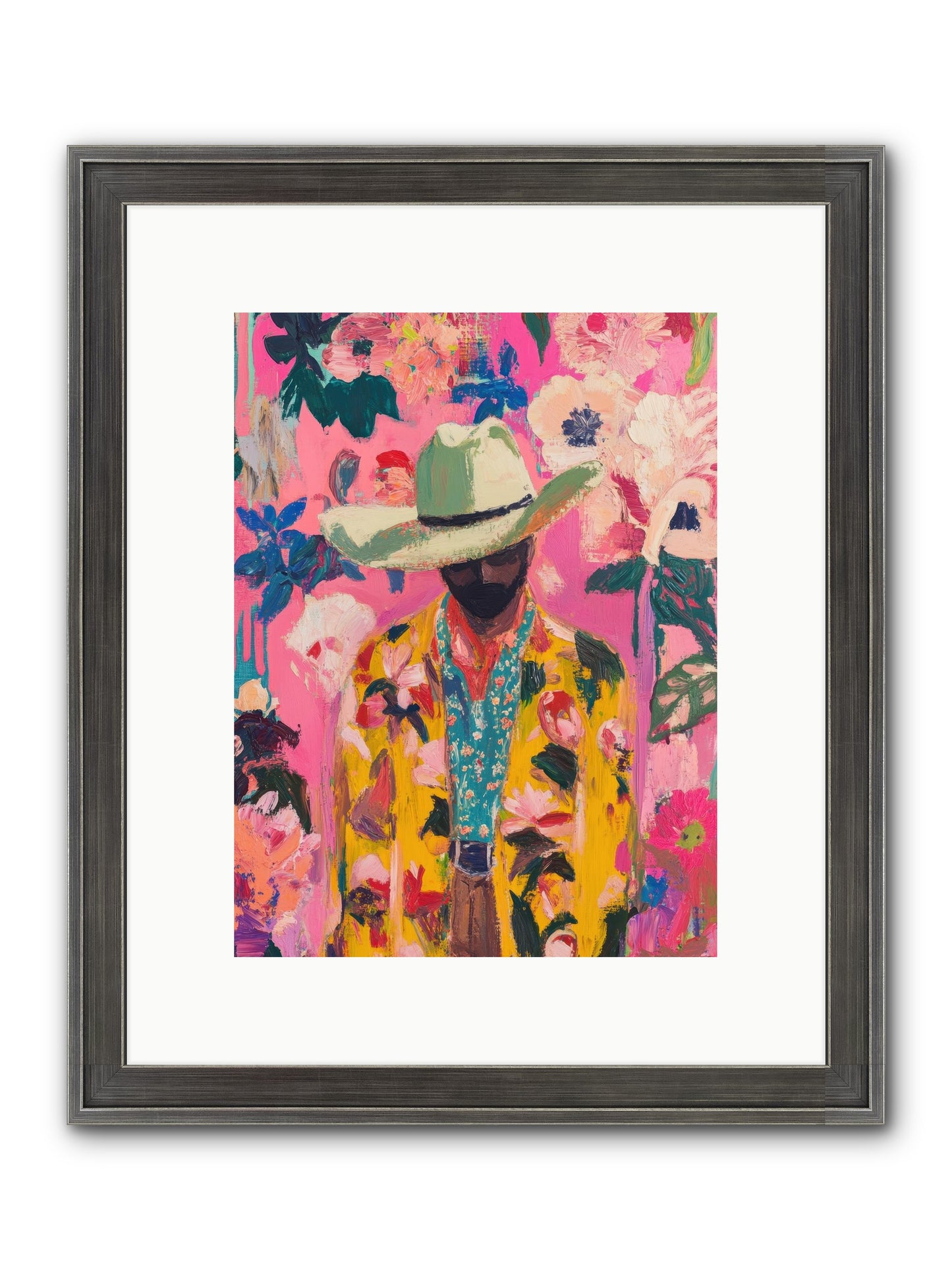 Switchback Trail Framed Print - Slimwoods Black/Silver 9x12