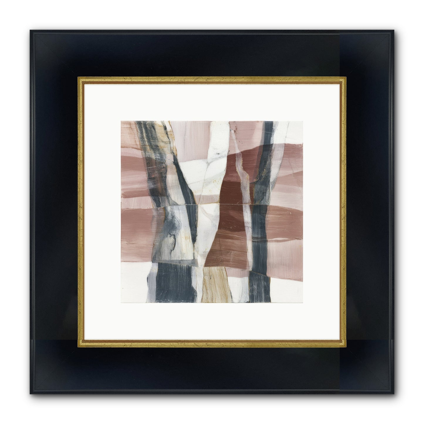 Sylph No.1 Framed Print - Wide Black w/Gold 10x10