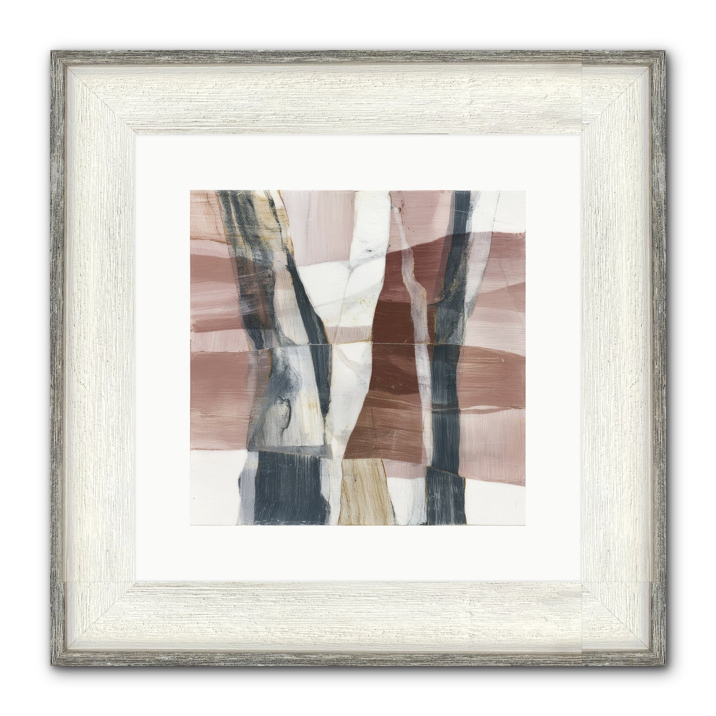 Sylph No.1 Framed Print - Driftwood White 12x12