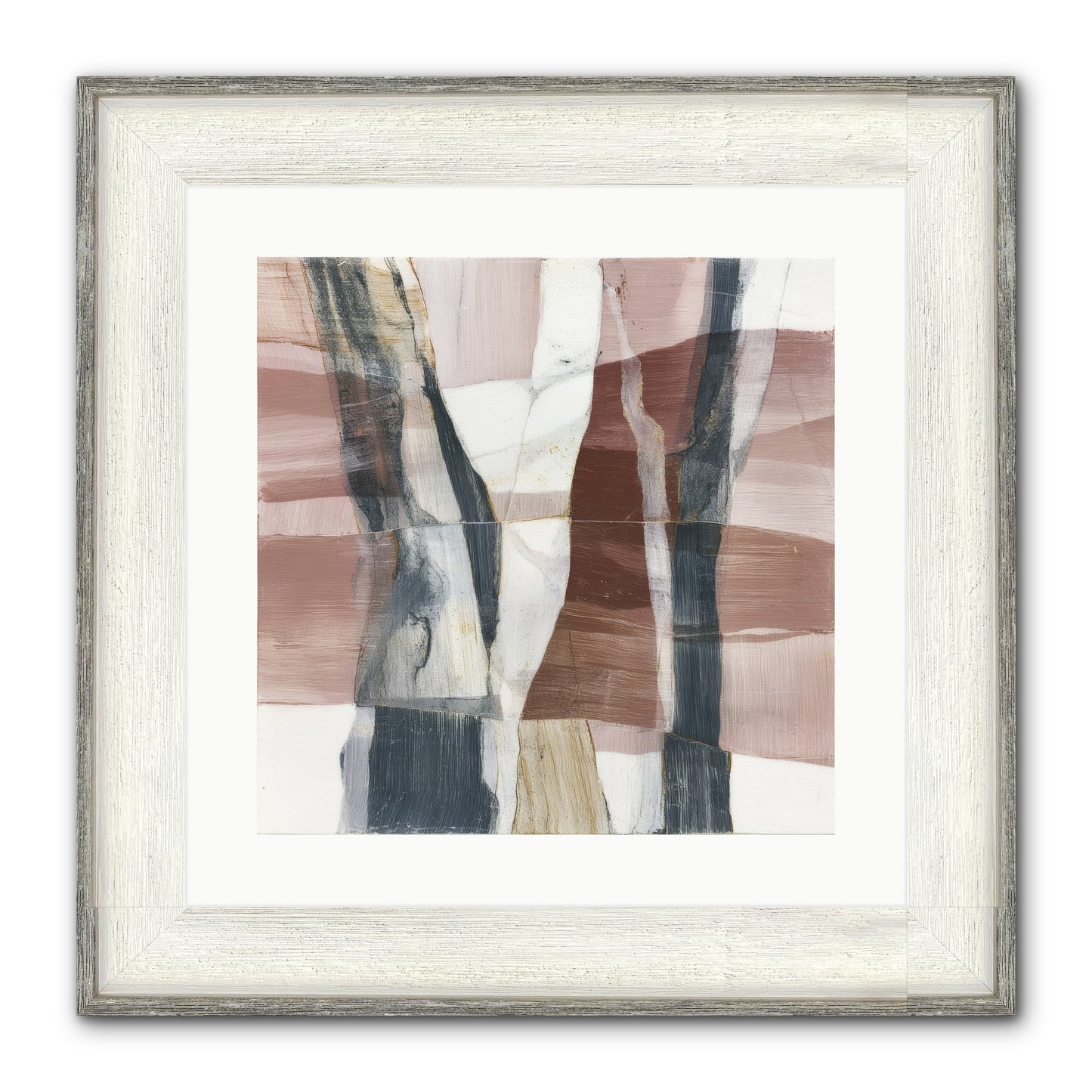 Sylph No.1 Framed Print - Driftwood White 16x16